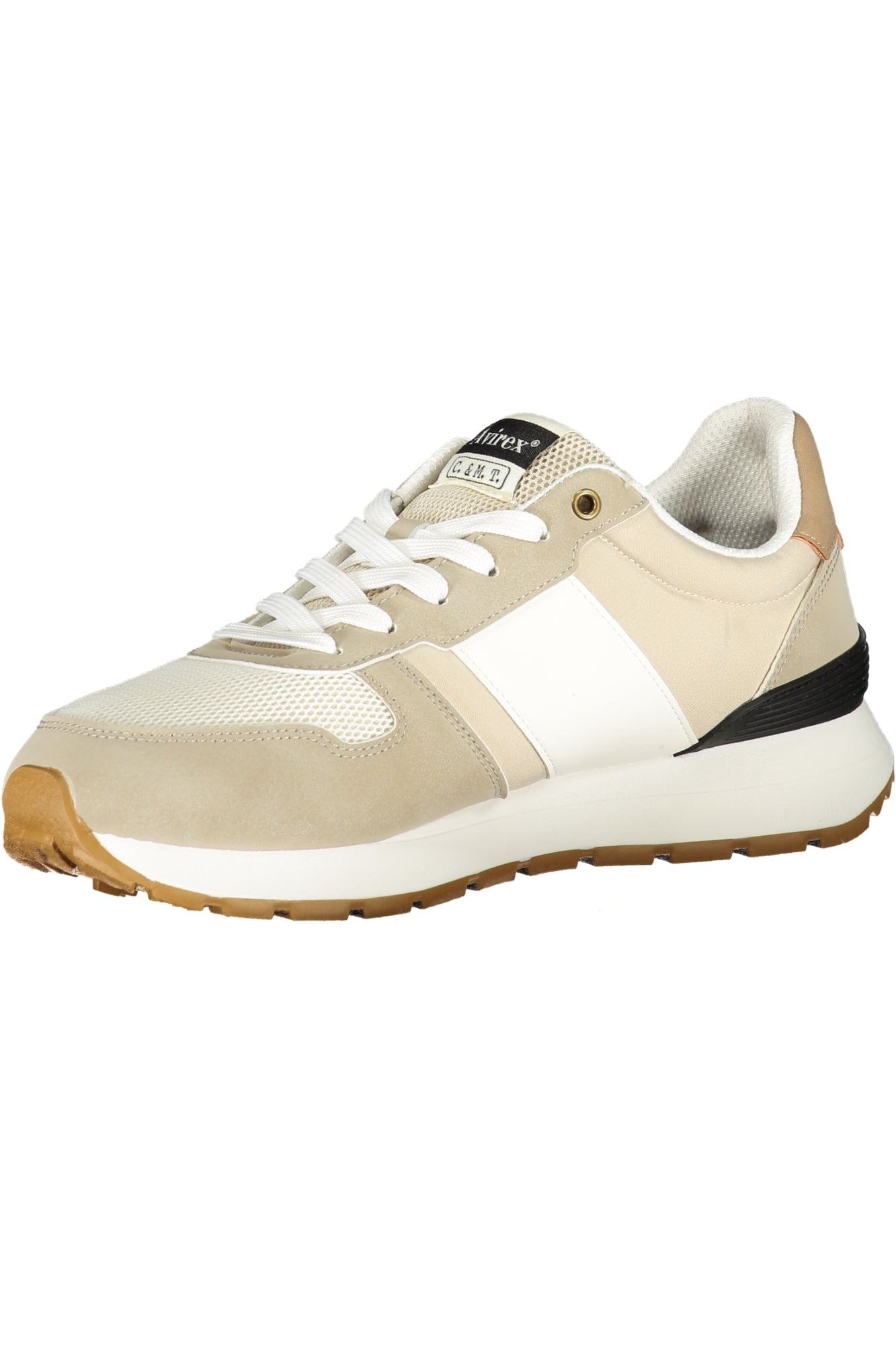 AVIREX Herren Sneaker – Vivian Sportschuh mit, sportlich Beige