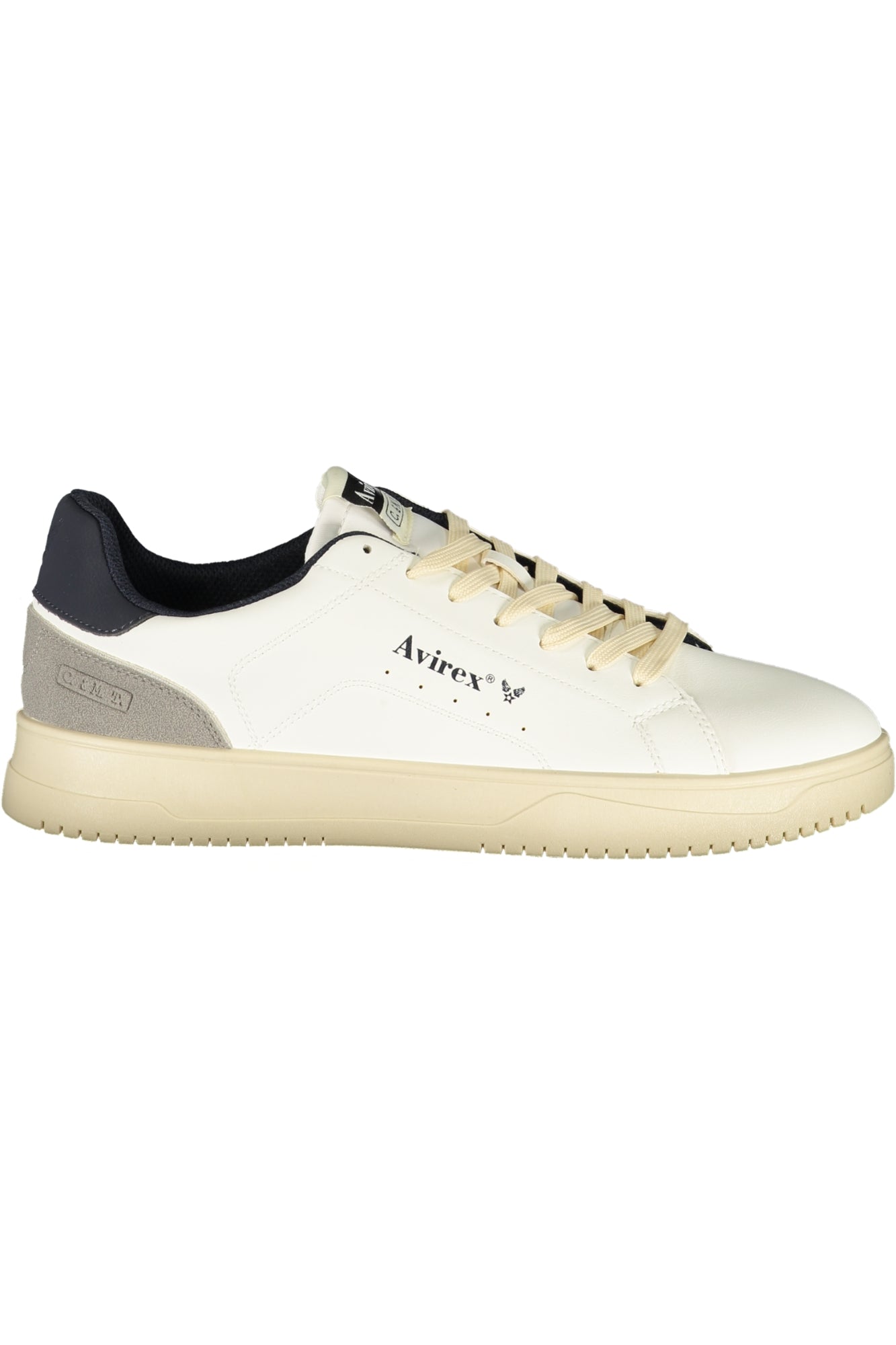 AVIREX Herren Sneaker – Sportschuh mit Schnürsenkeln Weiß