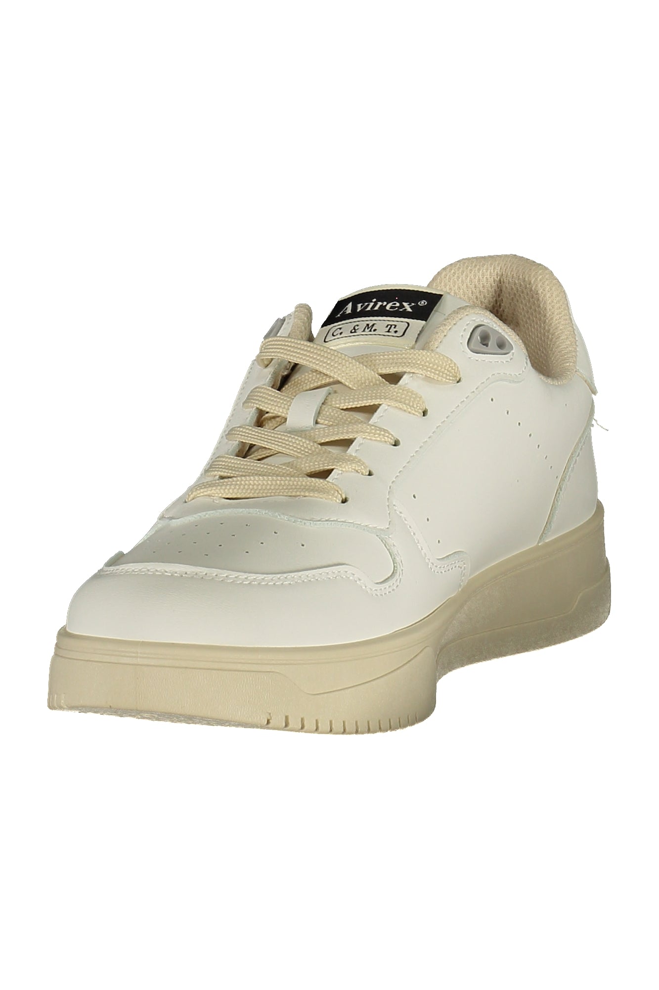 AVIREX Herren Sneaker – Sportschuh mit Schnürsenkeln Weiß