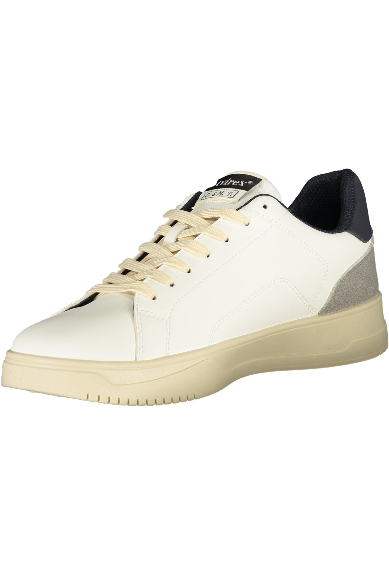 AVIREX Herren Sneaker – Sportschuh mit Schnürsenkeln Weiß