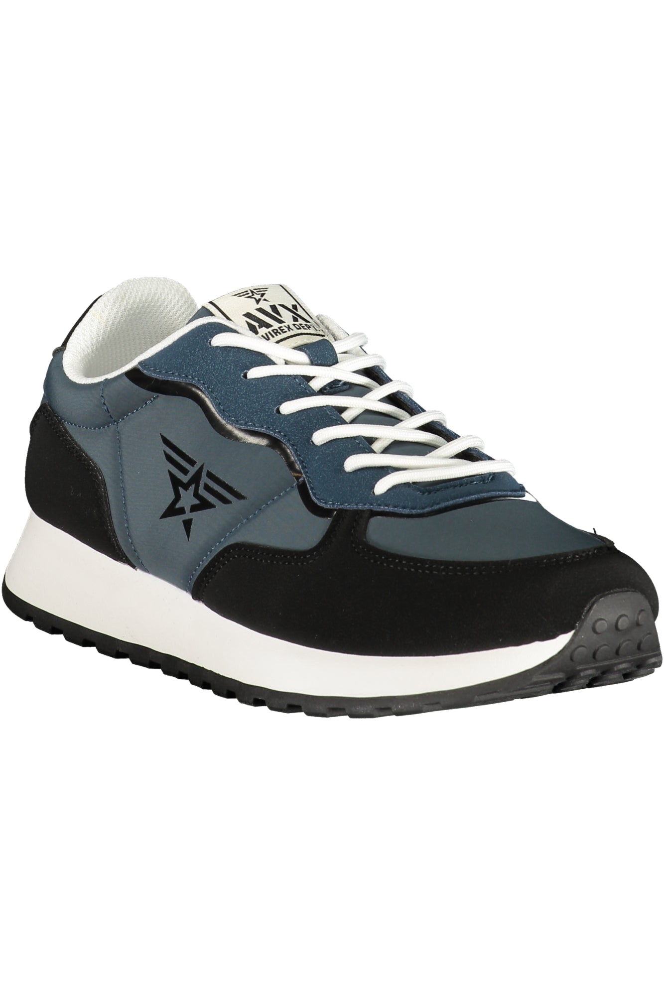 AVIREX Herren Sneaker – Sportschuh mit Schnürsenkeln Blau