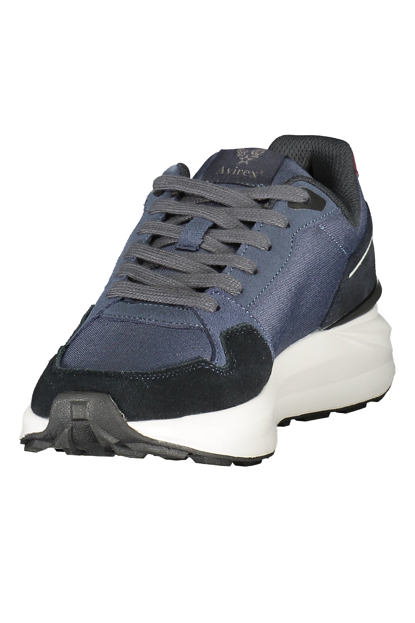 AVIREX Herren Sneaker – Sportschuh mit Schnürsenkeln Blau