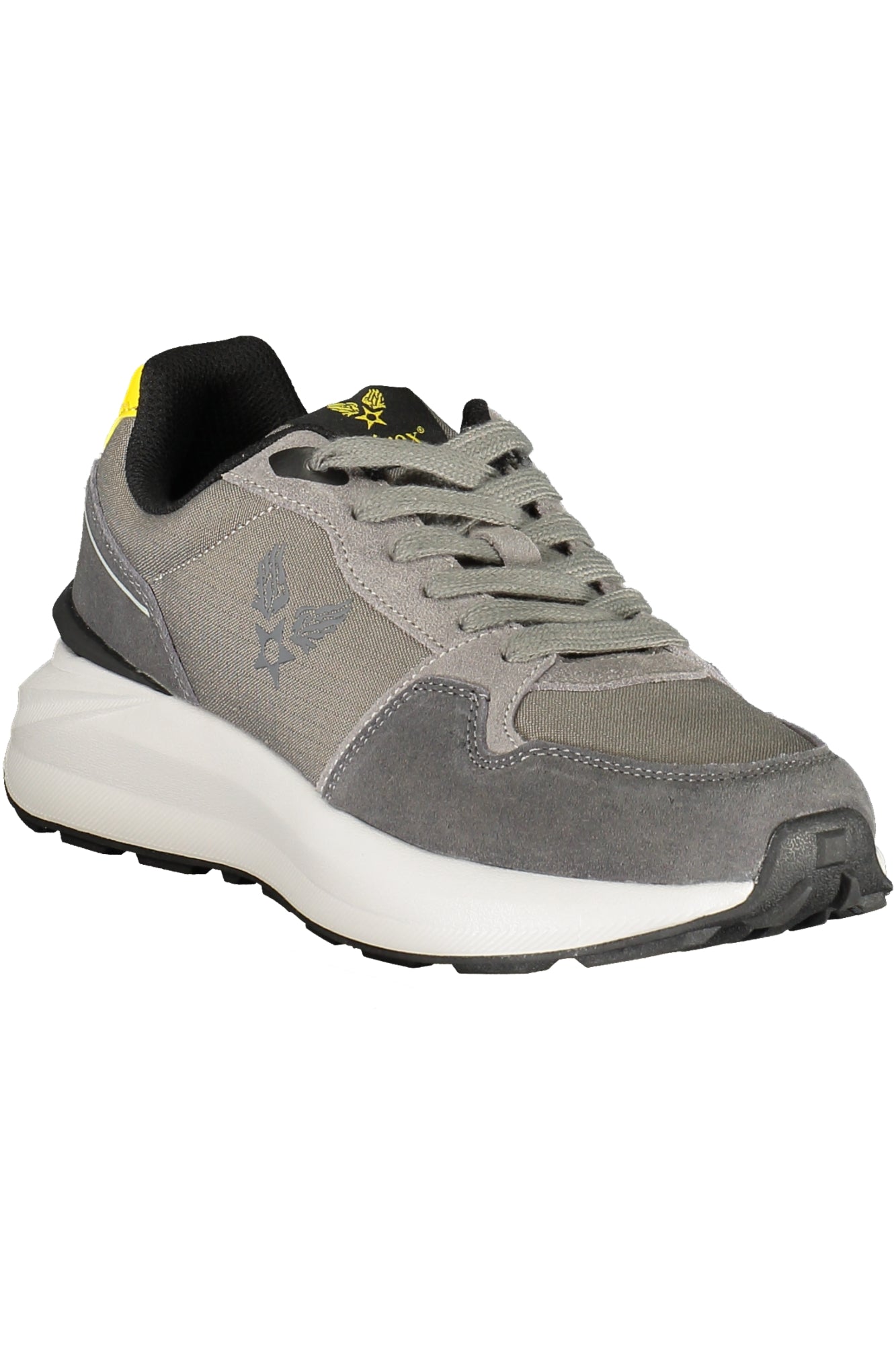 AVIREX Herren Sneaker – Sportschuh mit Schnürsenkeln Grau