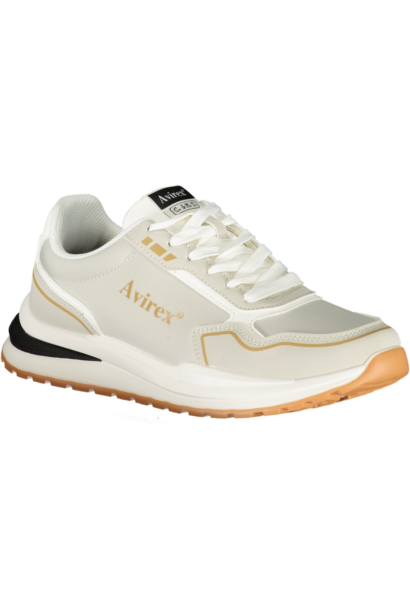 AVIREX Herren Sneaker – Sportschuh mit Schnürsenkeln Grau