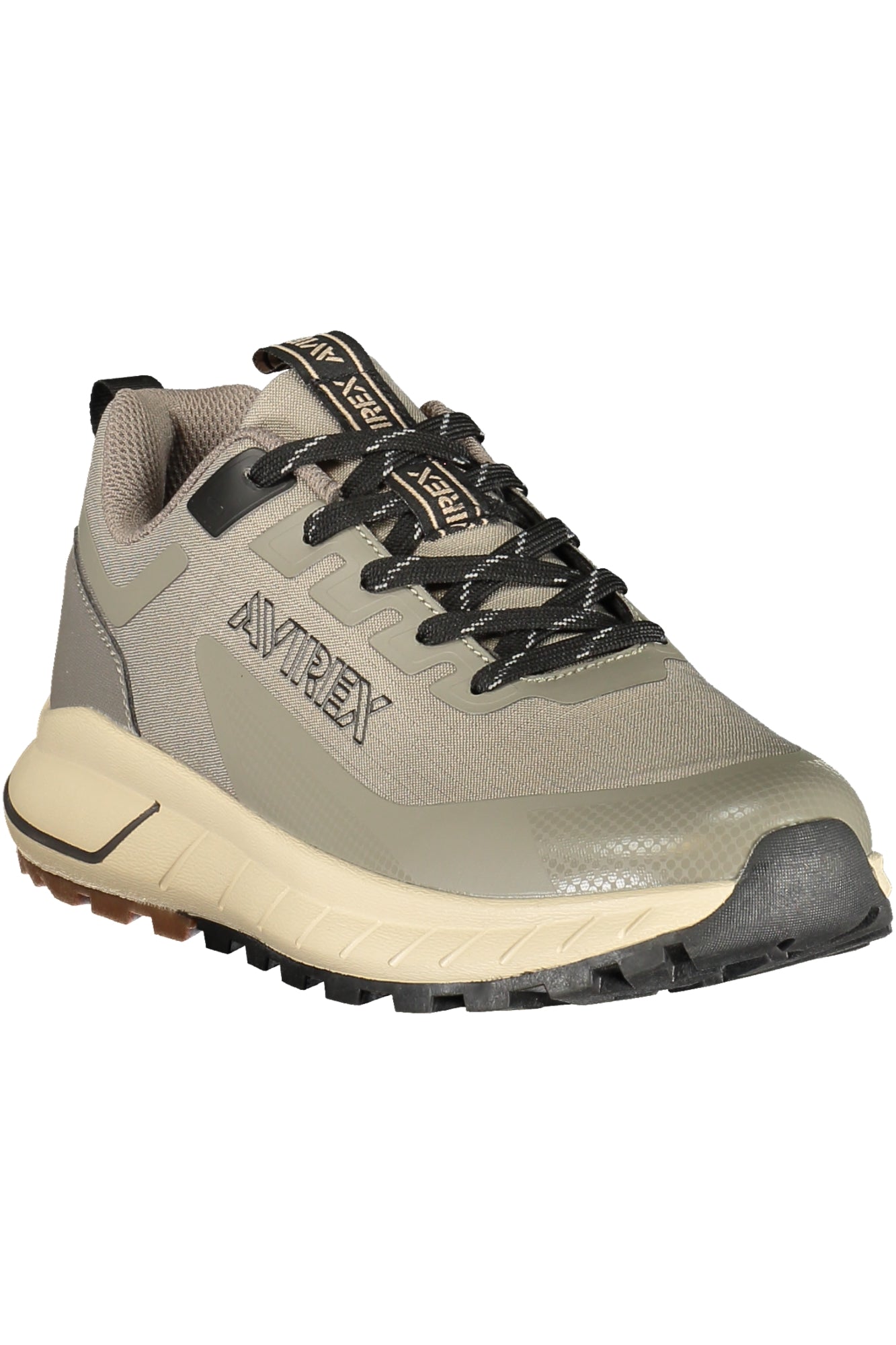 AVIREX Herren Sneaker – Sportschuh mit Schnürsenkeln Grau