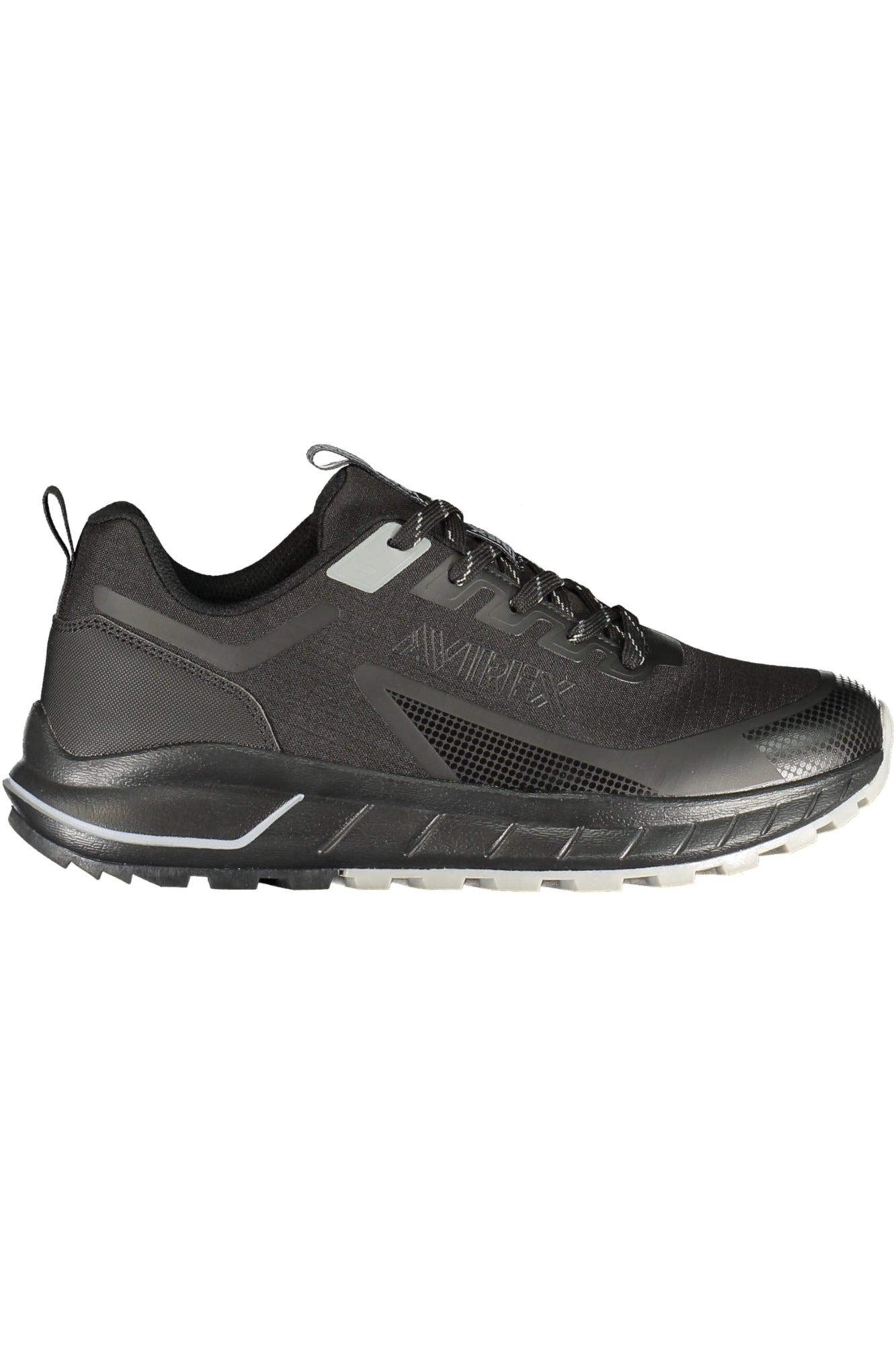 AVIREX Herren Sneaker – Sportschuh mit Schnürsenkeln Schwarz