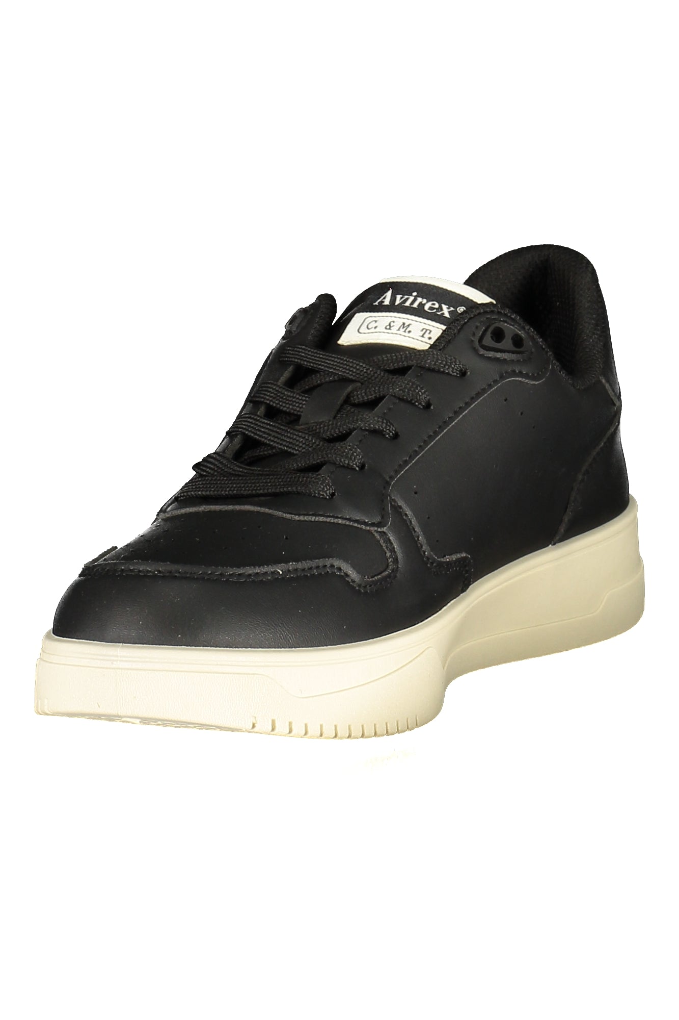 AVIREX Herren Sneaker – Sportschuh mit Schnürsenkeln Schwarz