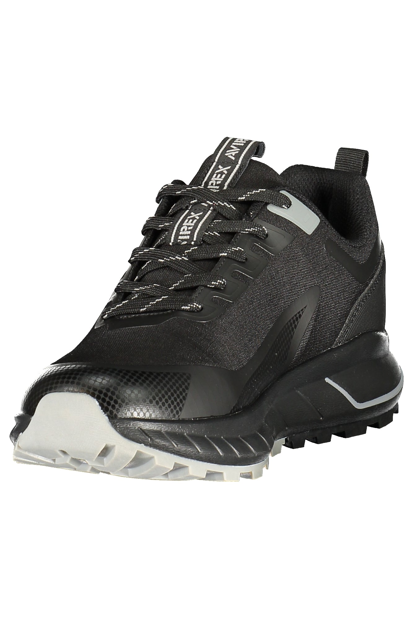 AVIREX Herren Sneaker – Sportschuh mit Schnürsenkeln Schwarz