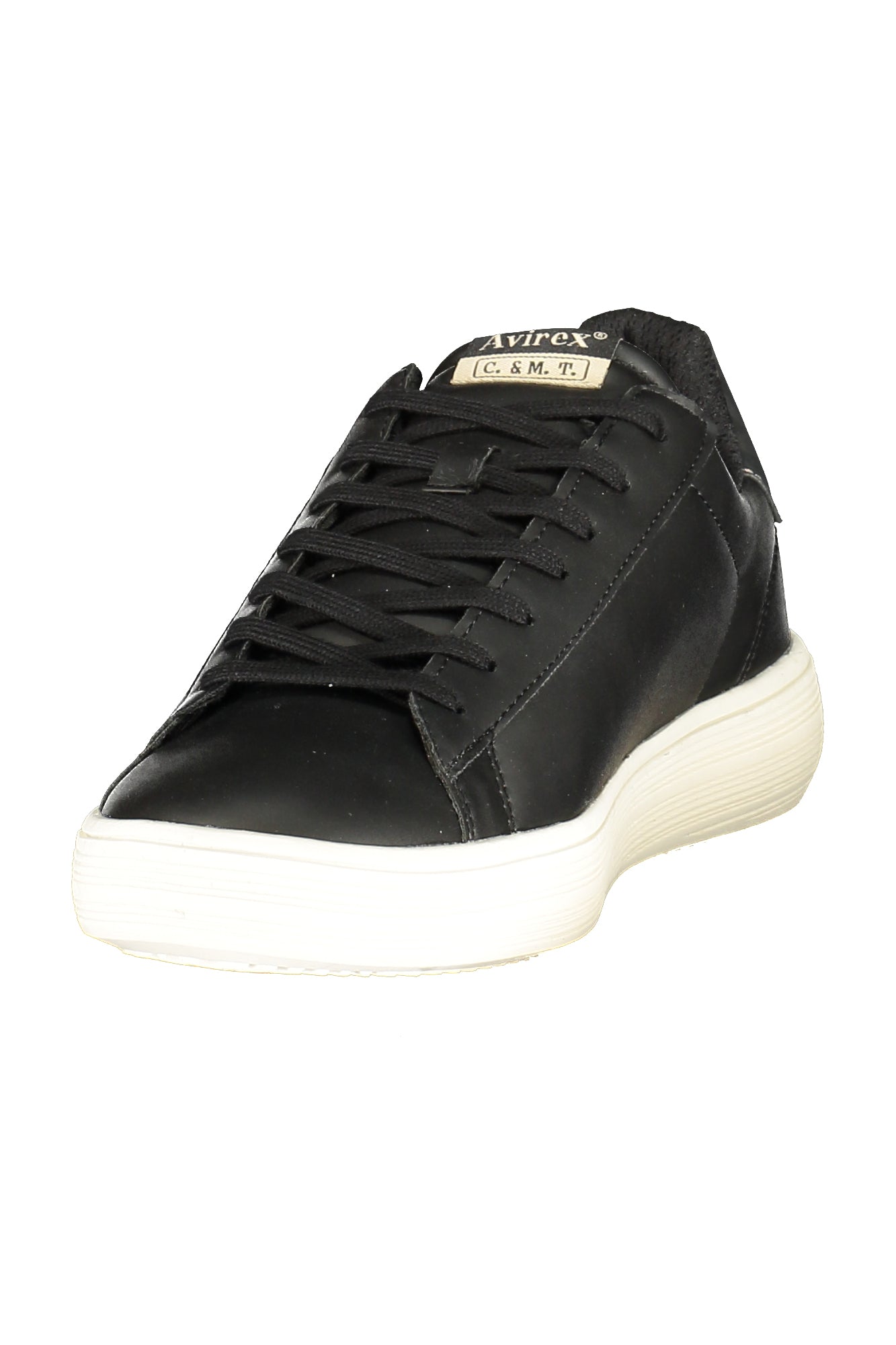 AVIREX Herren Sneaker – Sportschuh mit Schnürsenkeln Schwarz