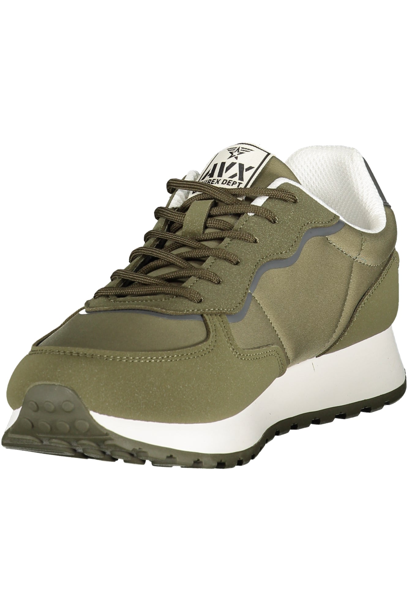 AVIREX Herren Sneaker – Sportschuh mit Schnürsenkeln Grün