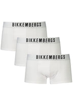 BIKKEMBERGS HERREN BOXERSHORTS WEISS