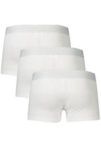 BIKKEMBERGS HERREN BOXERSHORTS WEISS