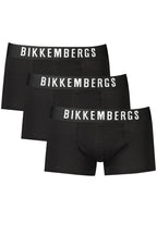 BIKKEMBERGS HERREN BOXERSHORTS SCHWARZ