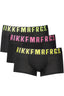 BIKKEMBERGS Boxershorts Herren – Fluoreszierendes Tri-Pack für Sommer | soulluna Schwarz