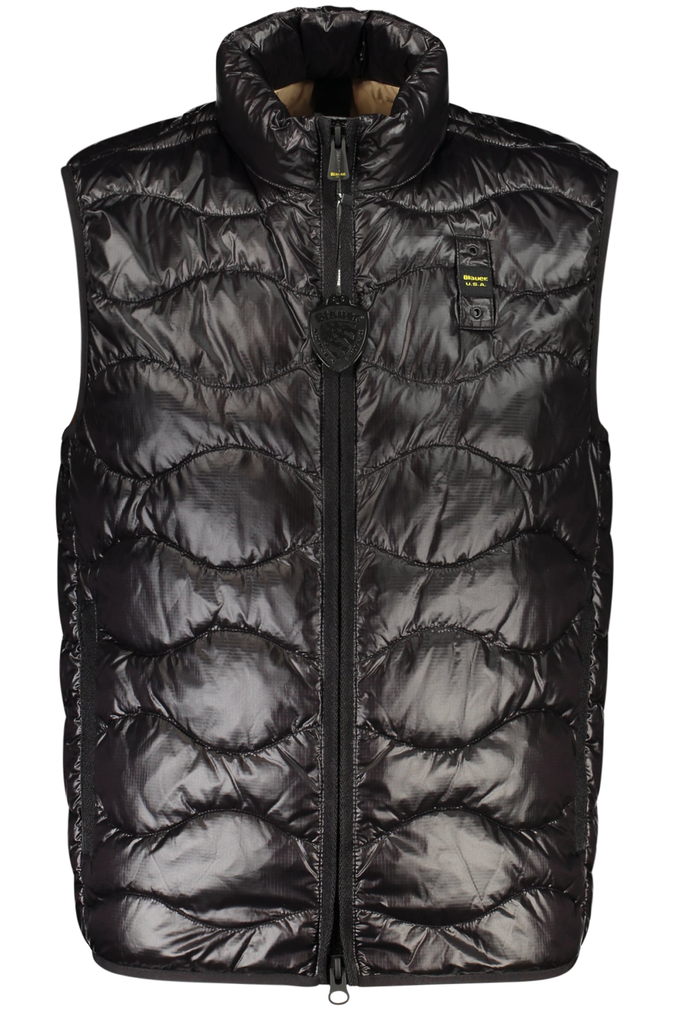 BLAUER APPAREL Herren Weste – Nan | Ärmellose Jacken Schwarz