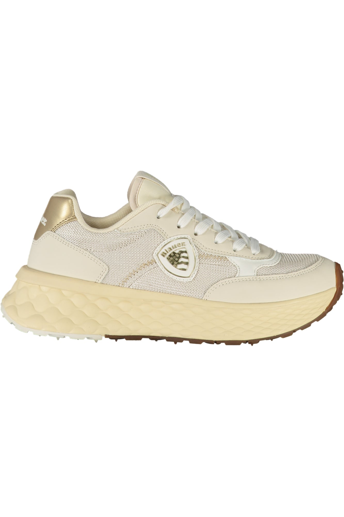 BLAUER Beige Damen Sportschuhe – Sneaker mit goldenen Details für Herbst/Winter Beige