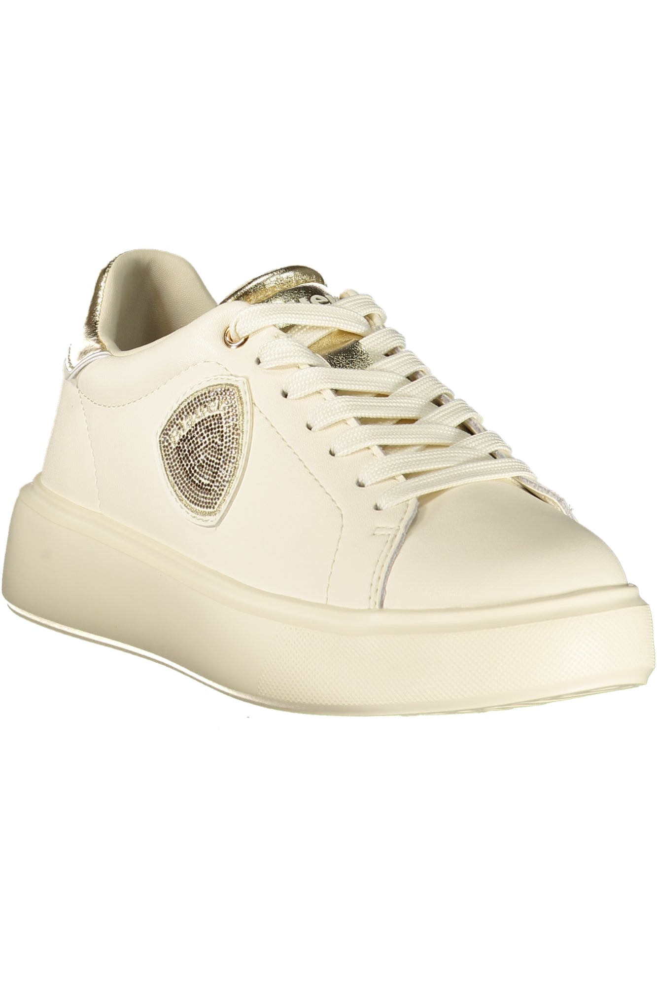 BLAUER Damen Sneaker – Sportschuh mit Schnürsenkeln Beige