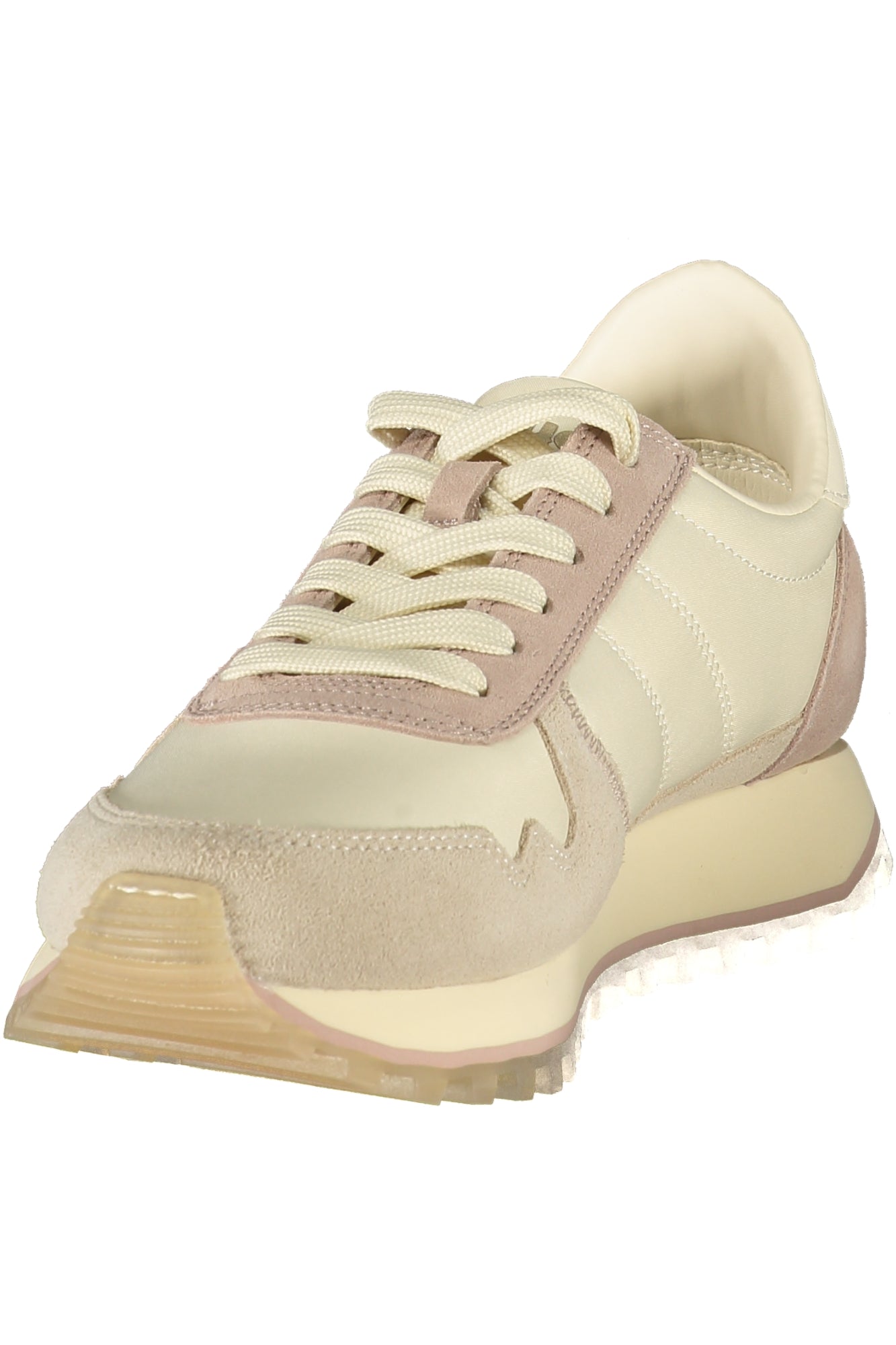 BLAUER Damen Sneaker – Sportschuh mit Schnürsenkeln Beige