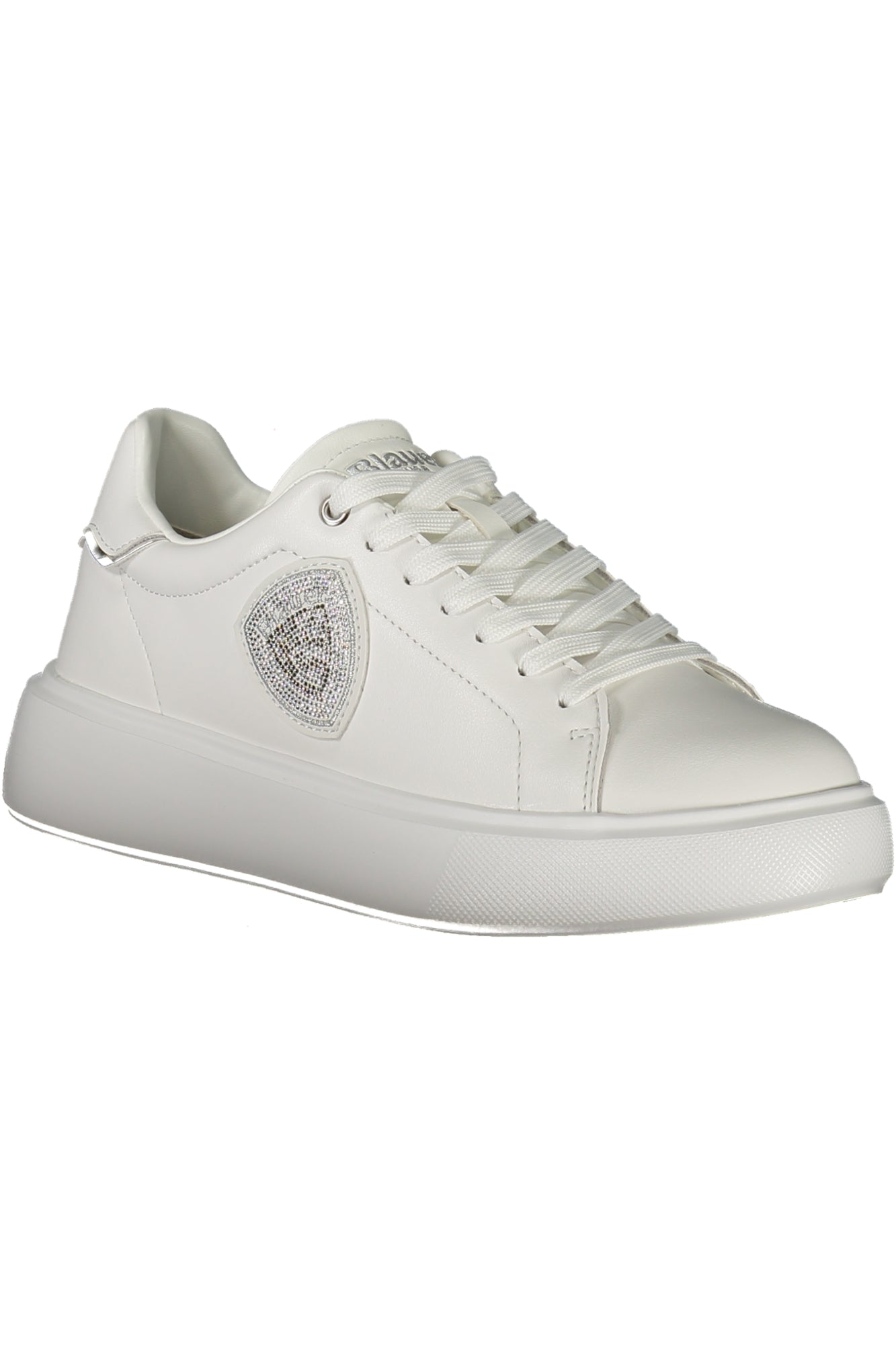 BLAUER Damen Sportschuhe Schwarz – Stylische Sneaker mit Strass-Details für Frühjahr/Sommer Weiß