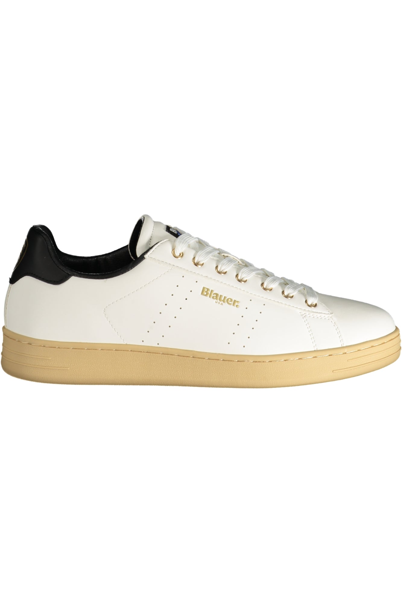 Blauer Weisse Herren-Sportschuhe Weiß