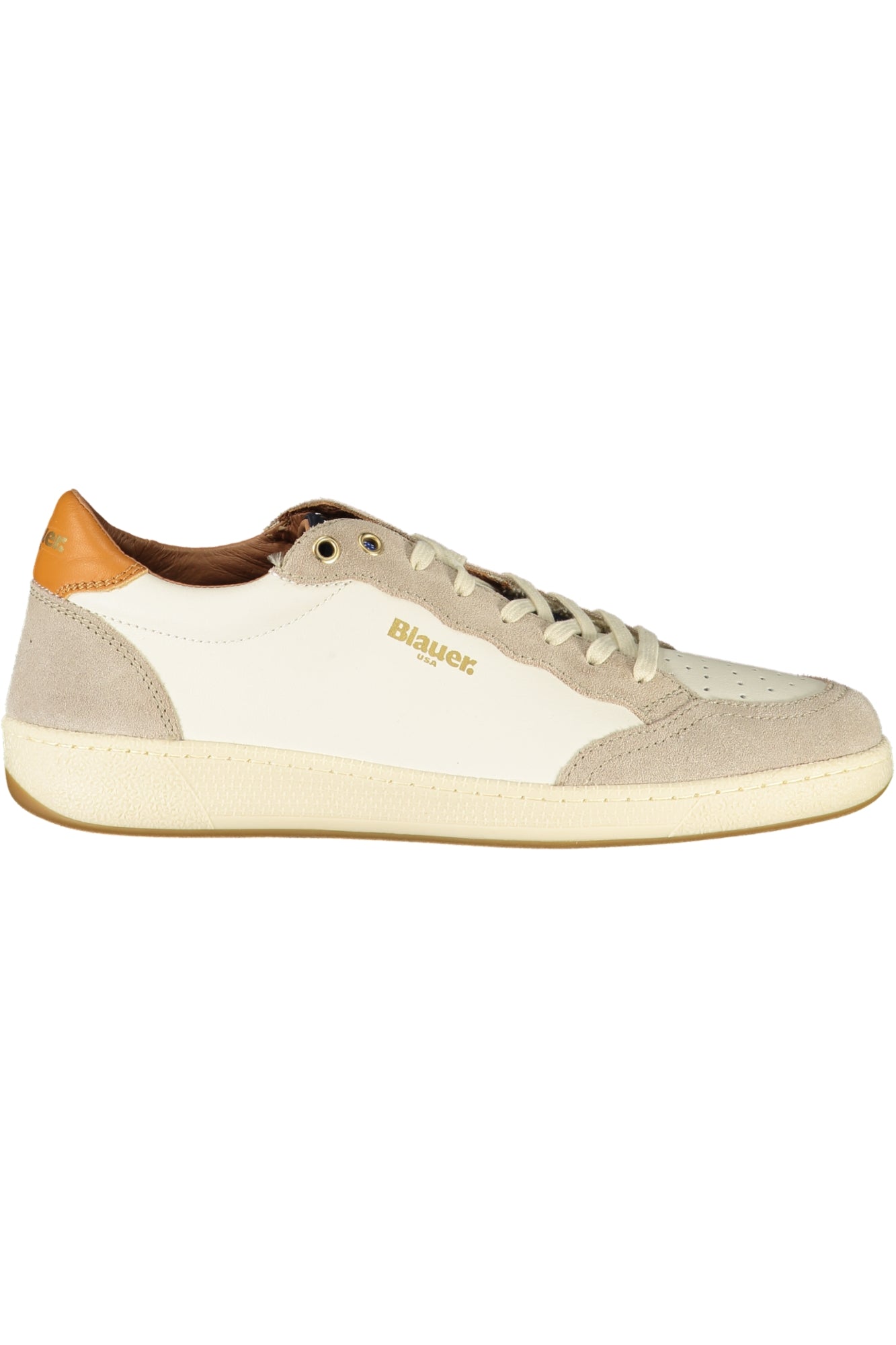 BLAUER Herren-Sportschuhe Weiss – Sneaker mit herausnehmbarem Fußbett für Herbst/Winter Weiß Hauptbild
