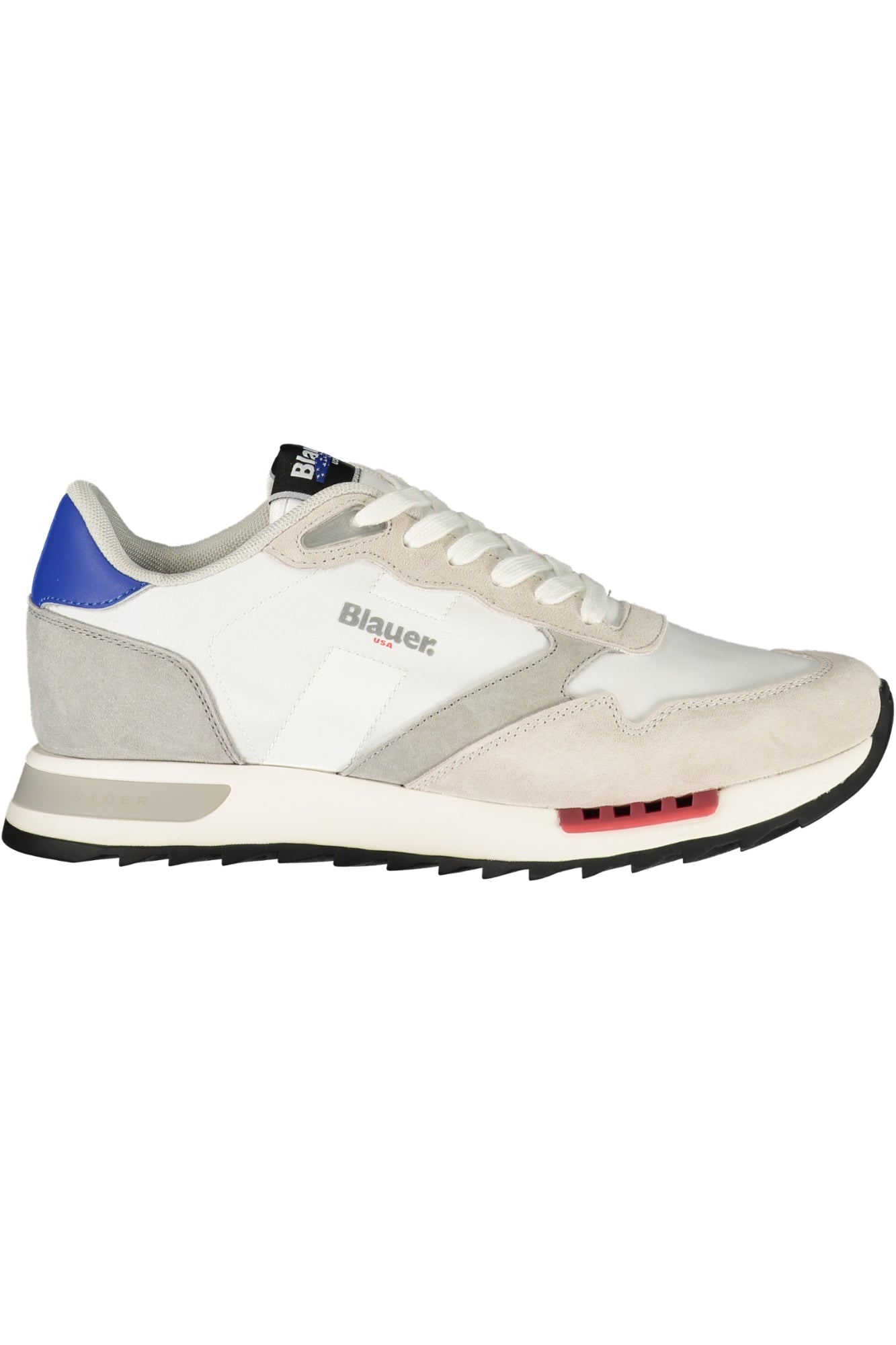 BLAUER Herren Sneaker – Sportschuh mit Schnürsenkeln Weiß Hauptbild