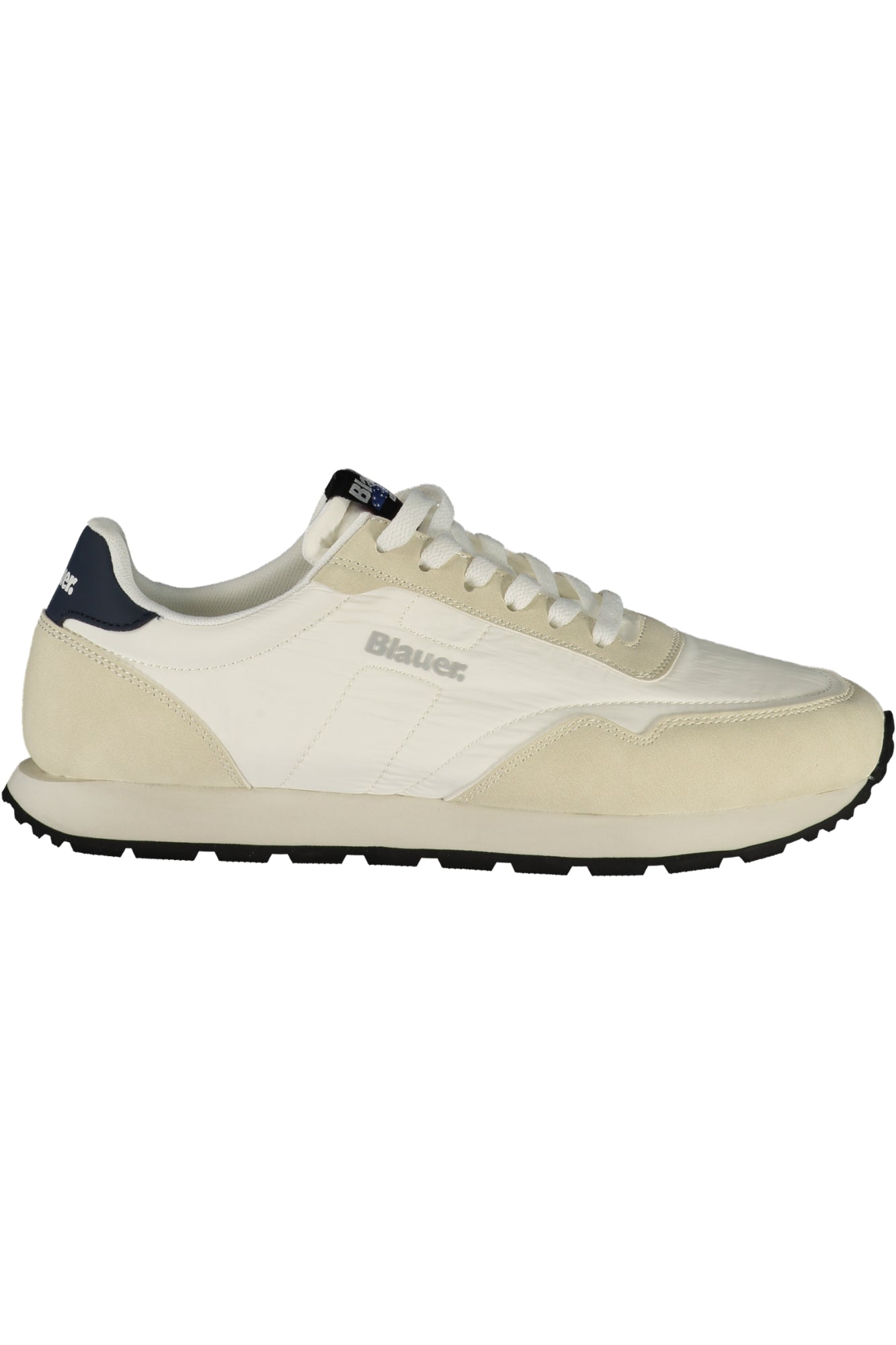 BLAUER Herren Sneaker – Sportschuh mit Schnürsenkeln Weiß