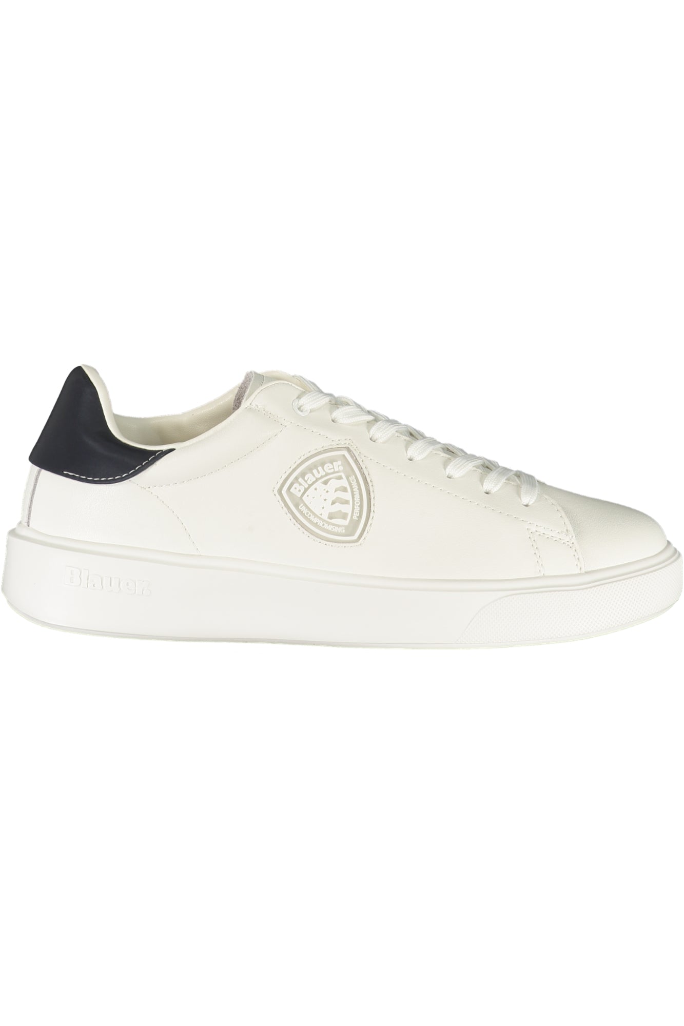 BLAUER Herren Sneaker – Sportschuh mit Schnürsenkeln Weiß