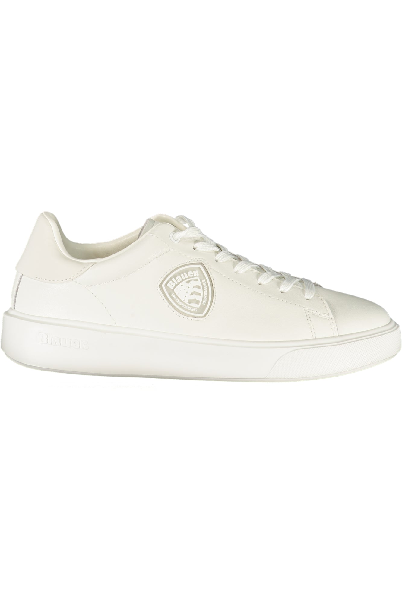 BLAUER Herren Sneaker – Sportschuh mit Schnürsenkeln Weiß