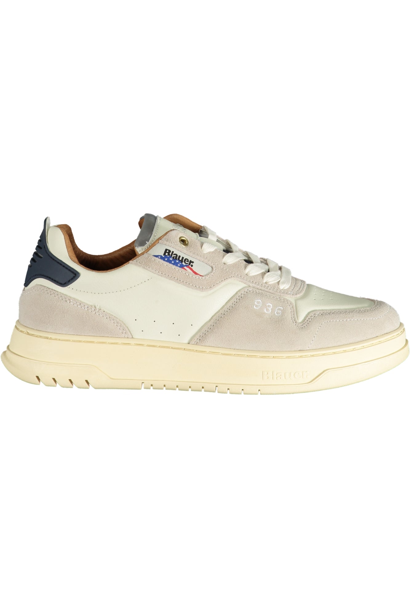 BLAUER Sportschuhe Herren Weiss – Sneaker für Herbst/Winter mit herausnehmbarer Einlegesohle Weiß