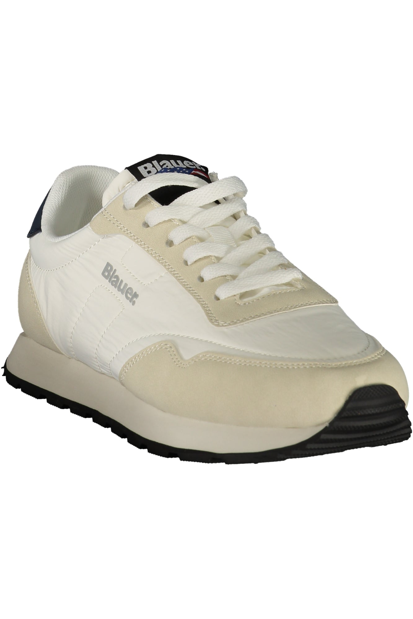BLAUER Herren Sneaker – Sportschuh mit Schnürsenkeln Weiß