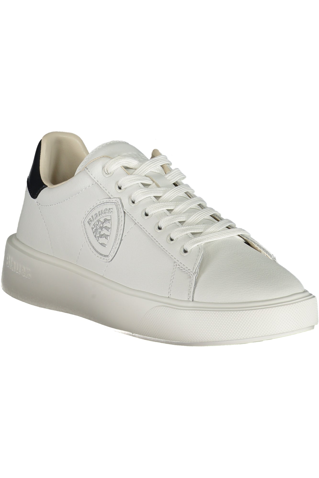 BLAUER Herren Sneaker – Sportschuhe mit Schnürsenkel Weiß