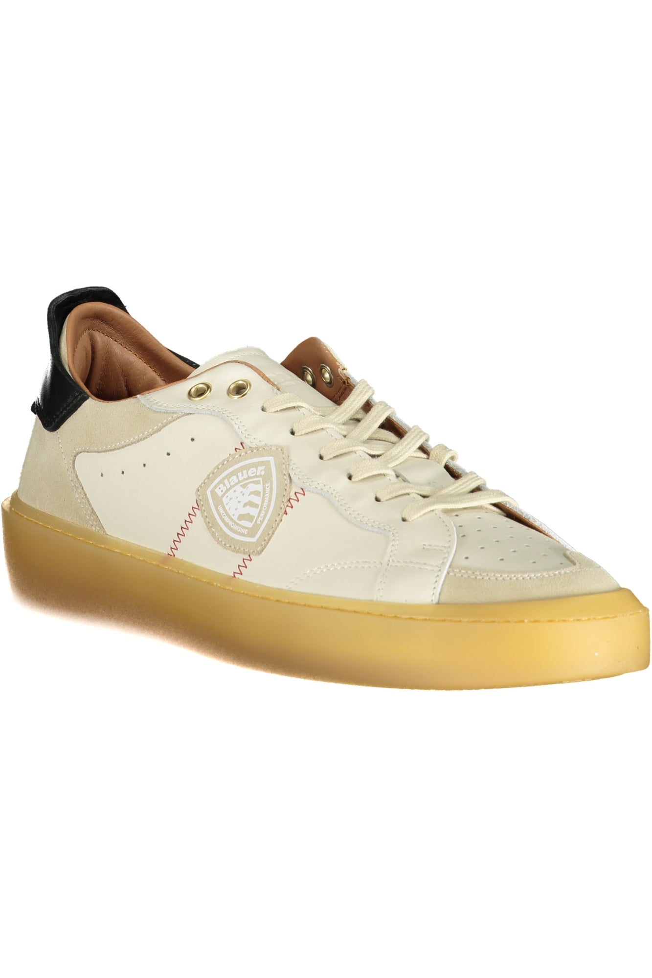 BLAUER Sportschuhe Herren Weiss – Sneaker mit herausnehmbarer Einlegesohle für Herbst/Winter Weiß