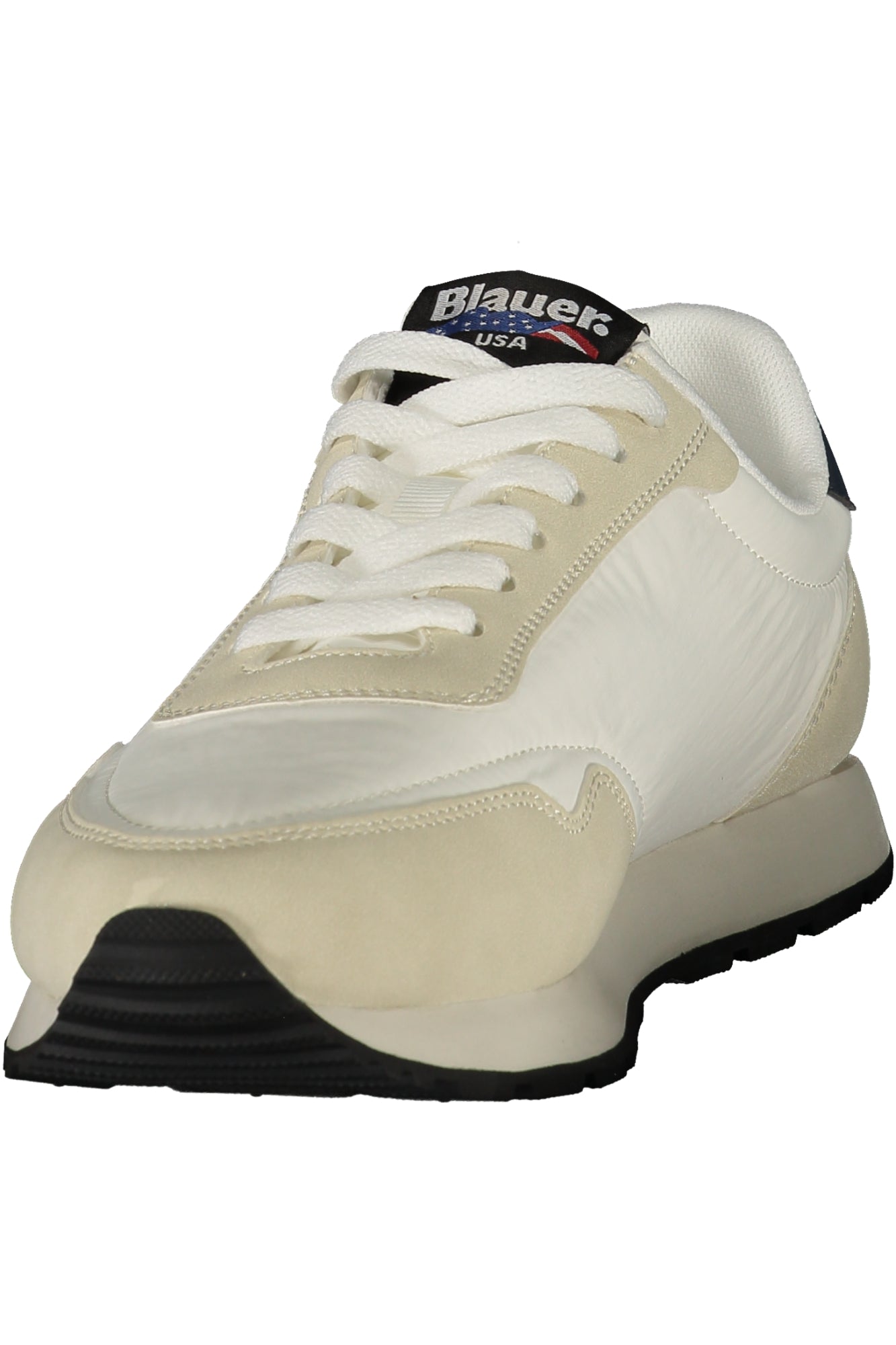 BLAUER Herren Sneaker – Sportschuh mit Schnürsenkeln Weiß