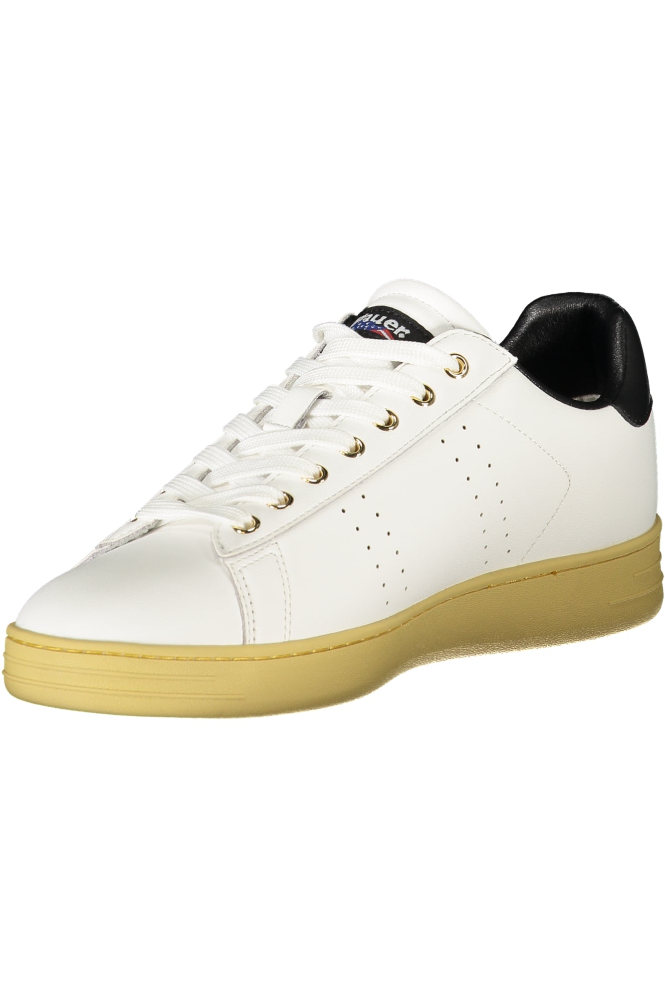 BLAUER Herren-Sneaker Weiss – Sportschuhe mit kontrastierenden Details für Herbst/Winter Weiß