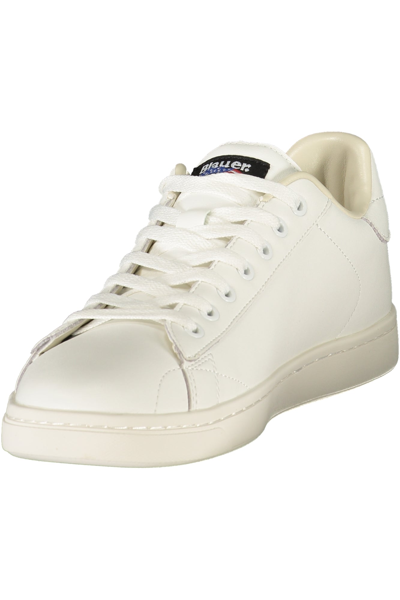 BLAUER Herren Sneaker – Sportschuh mit Schnürsenkeln Weiß