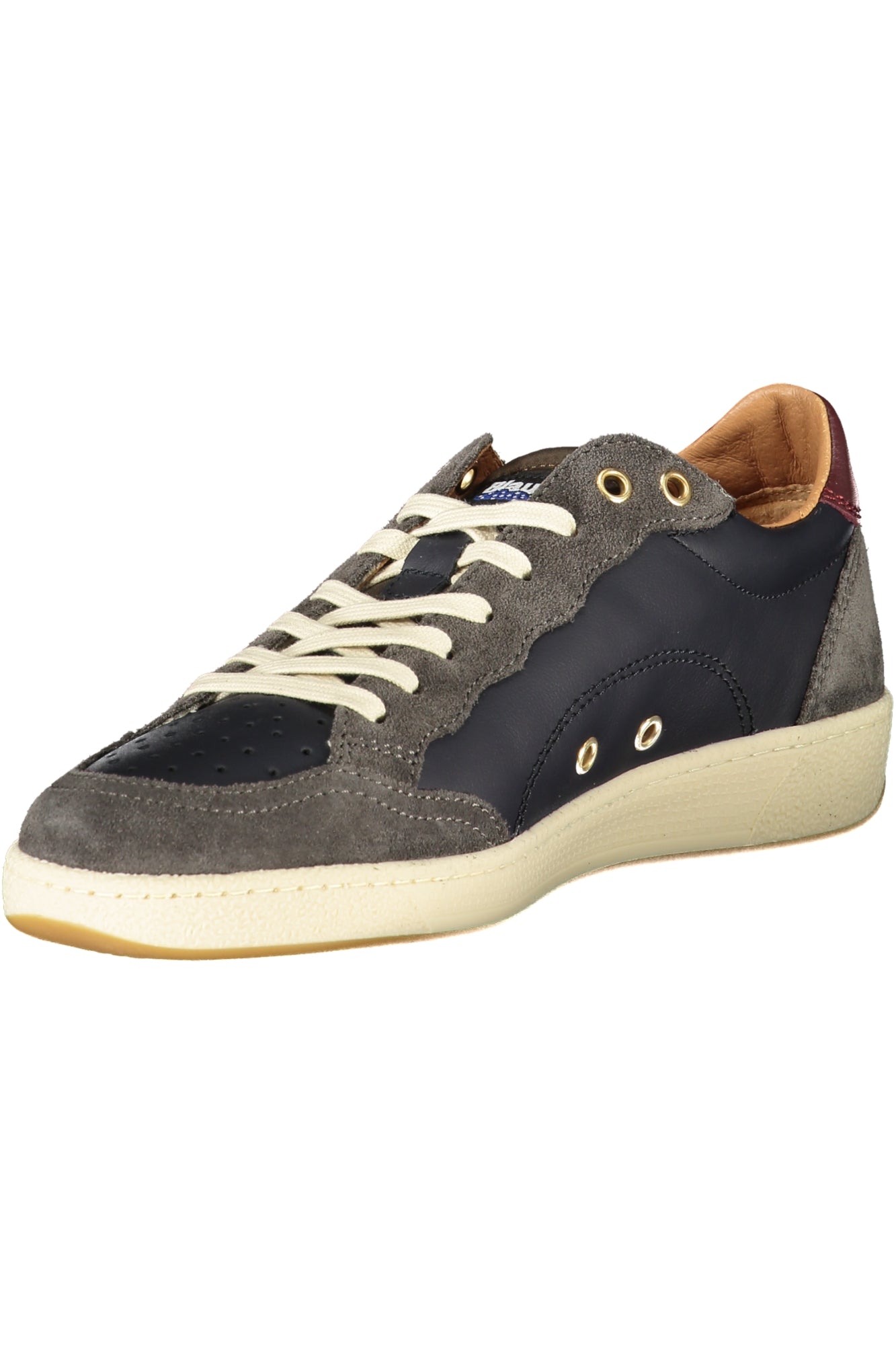 BLAUER Herren-Sportschuhe Weiss – Sneaker mit herausnehmbarem Fußbett für Herbst/Winter Blau