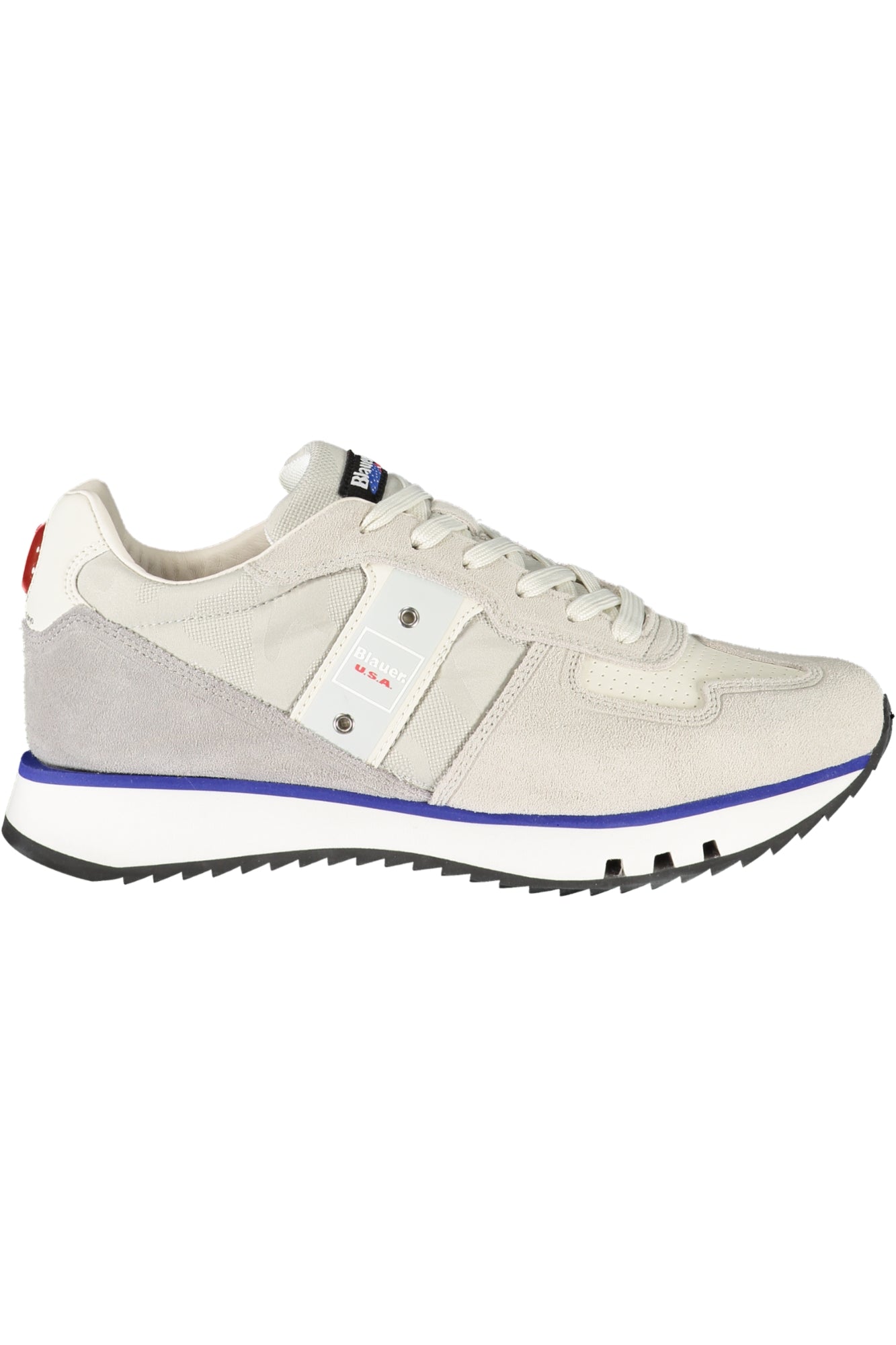 BLAUER Herren Sneaker – Sportschuh mit Schnürsenkel Grau