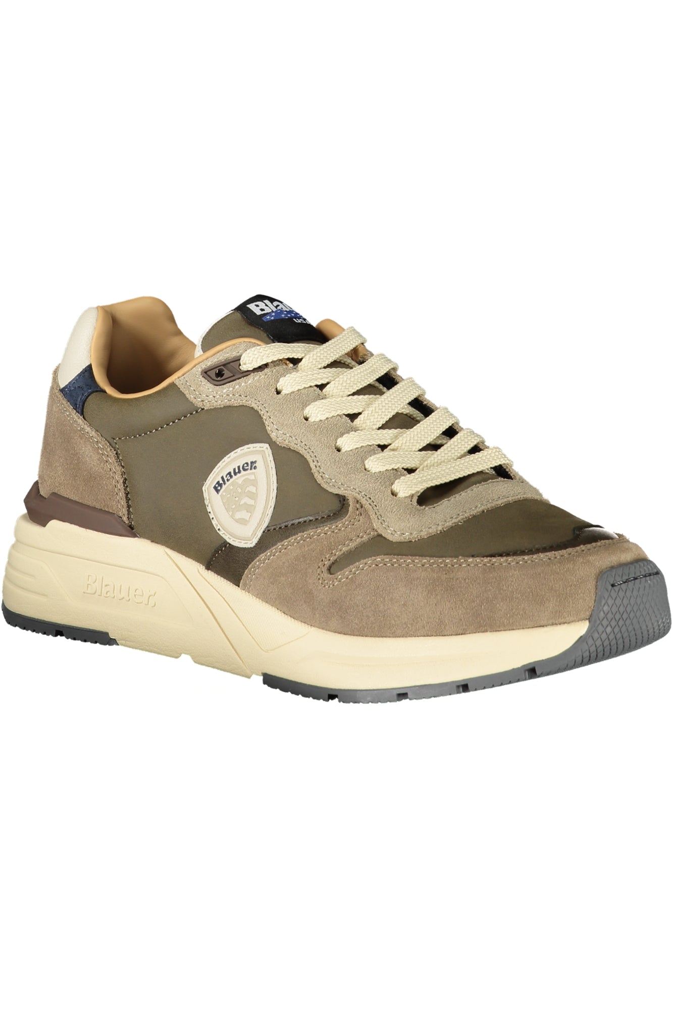 BLAUER Herren-Sportschuhe Grau – Sneaker mit herausnehmbarem Fußbett für Herbst/Winter Grau