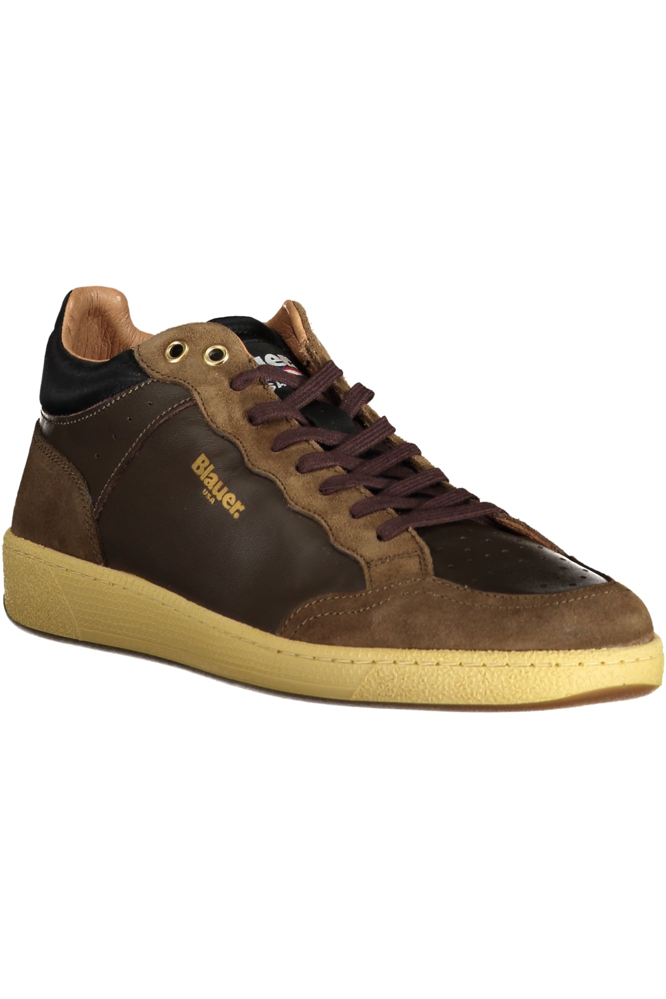 BLAUER Herren Sportschuhe Braun – Sneaker für Herbst/Winter mit herausnehmbarer Einlegesohle Braun