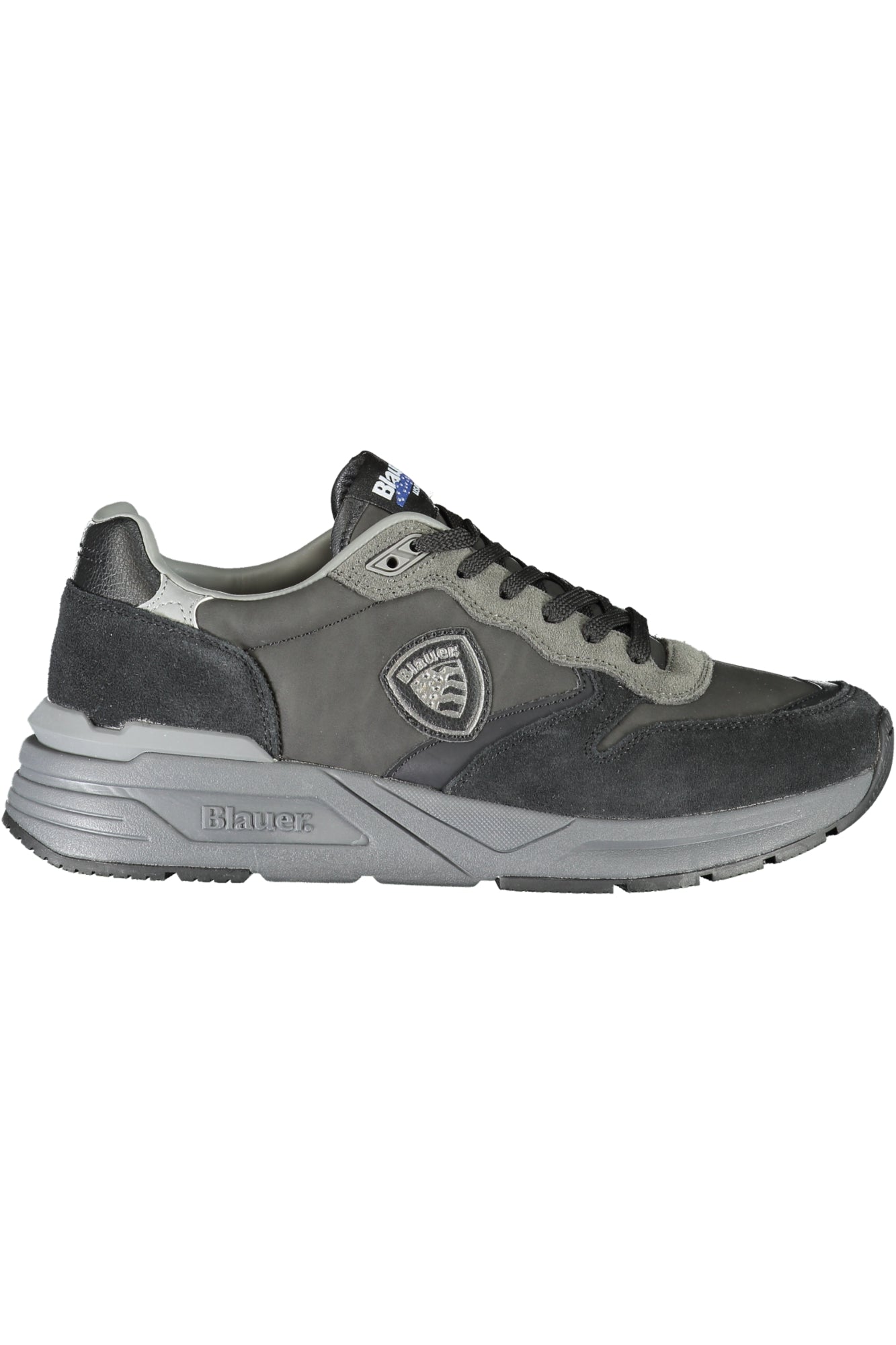 BLAUER Herren Sneaker – Sportschuhe mit Schnürsenkern Schwarz