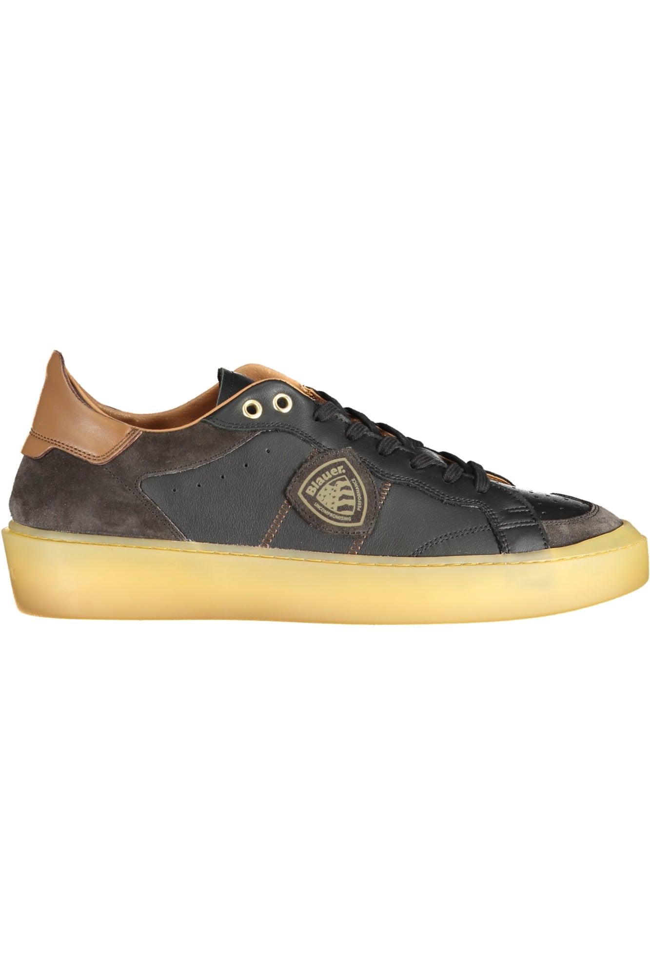 BLAUER Sportschuhe Herren Weiss – Sneaker mit herausnehmbarer Einlegesohle für Herbst/Winter Schwarz