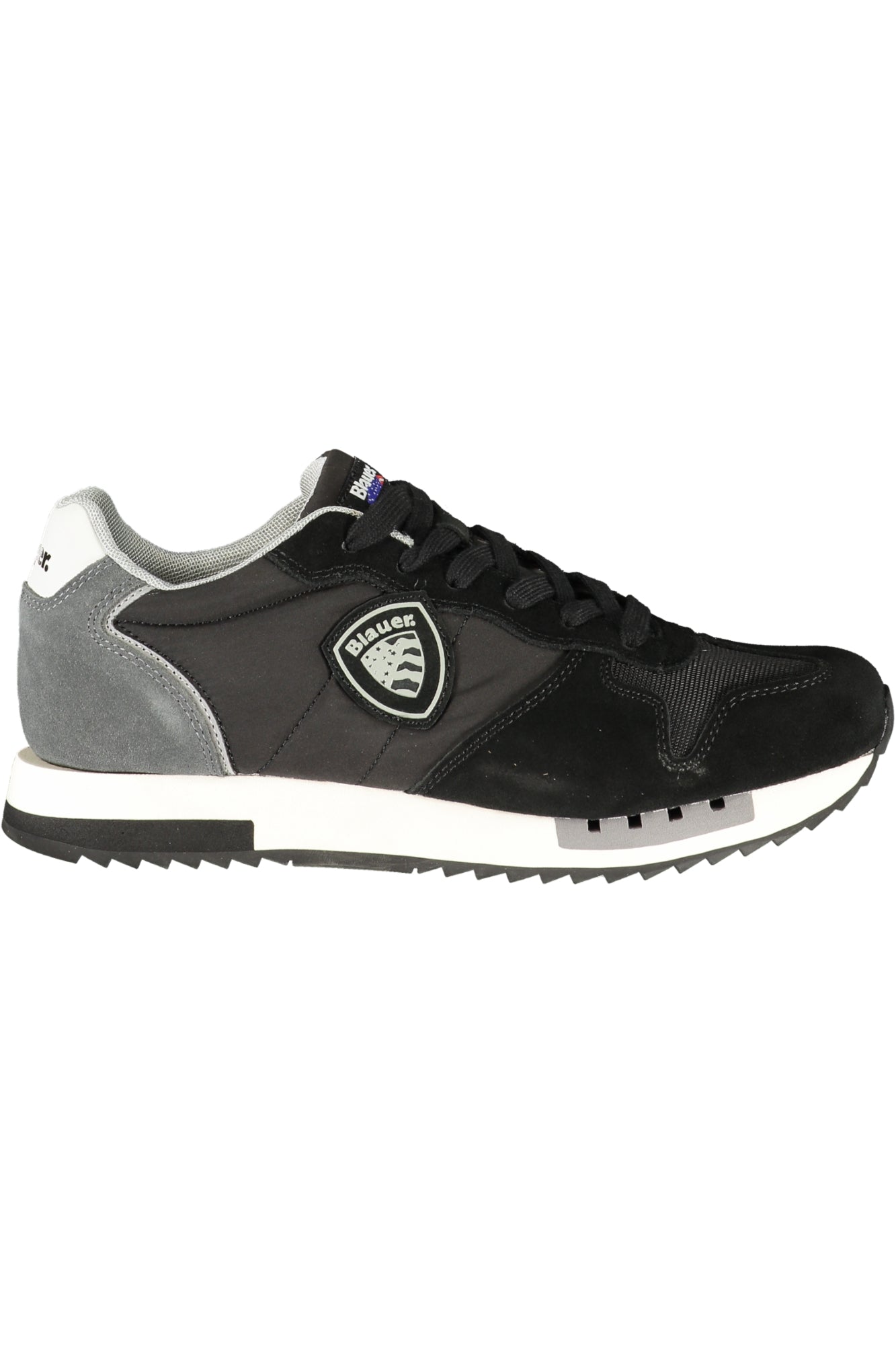 BLAUER Herren Sneaker – Sportschuh mit Schnürsenkeln Schwarz