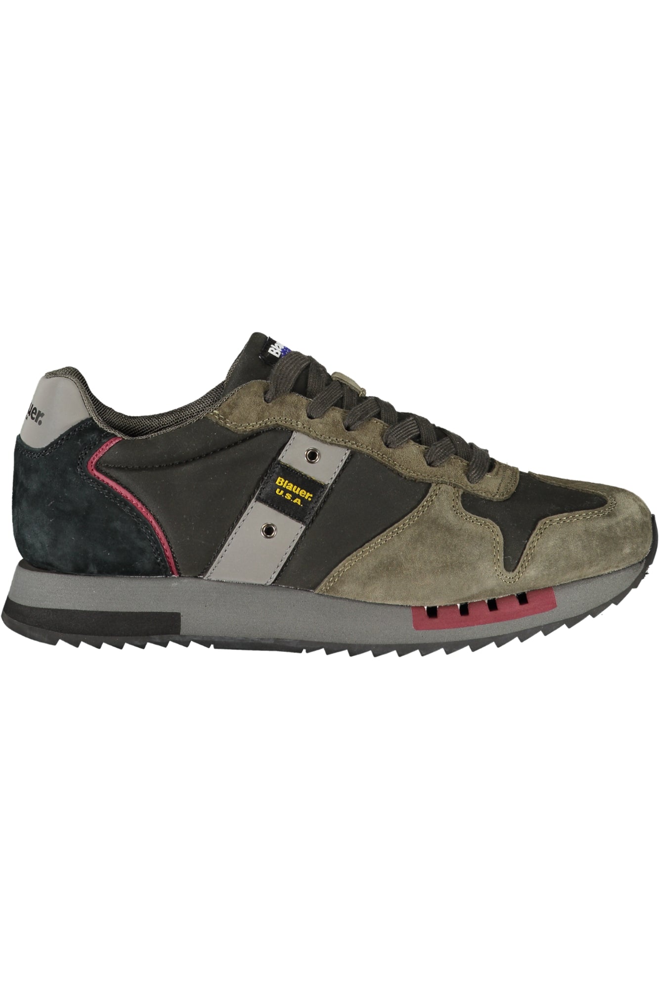 BLAUER Herren Sneaker – Sportschuh mit Schnürsenkel Schwarz