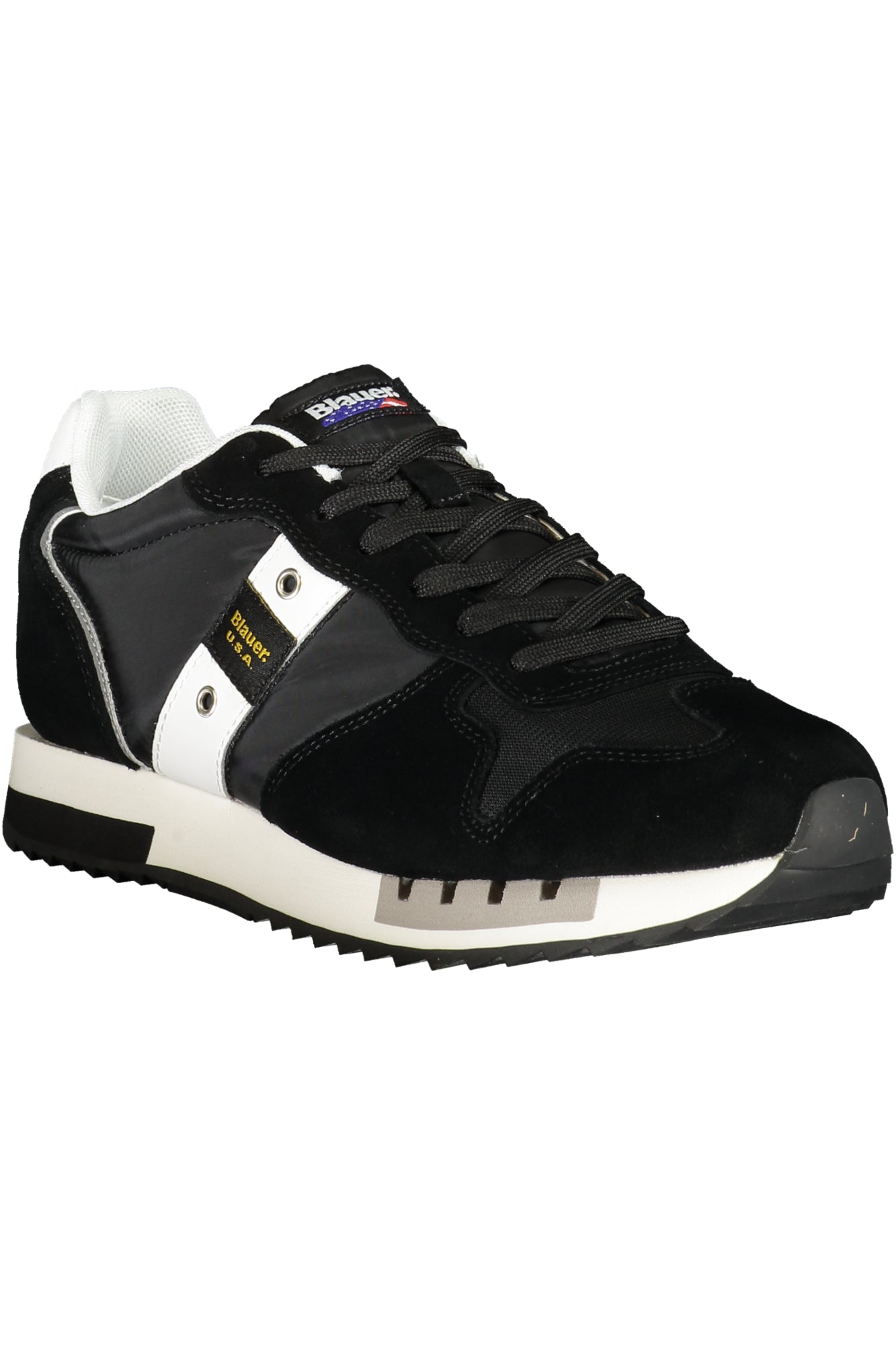 BLAUER Herren Sneaker – Sportschuh mit Schnürsenkel Schwarz