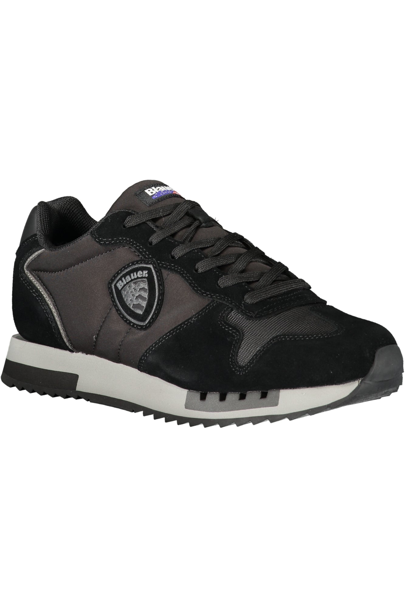 BLAUER Herren Sportschuhe – Schwarze Sneaker mit herausnehmbarem Fußbett für Herbst/Winter Schwarz