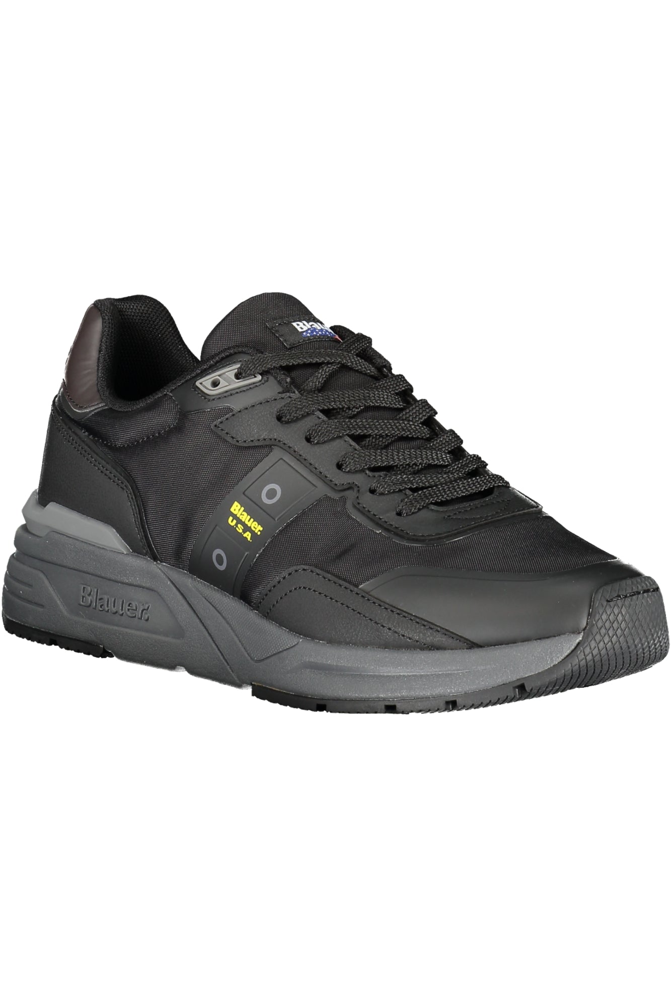 BLAUER Herren Sneaker – Sportschuhe mit Schnürsenkern Schwarz