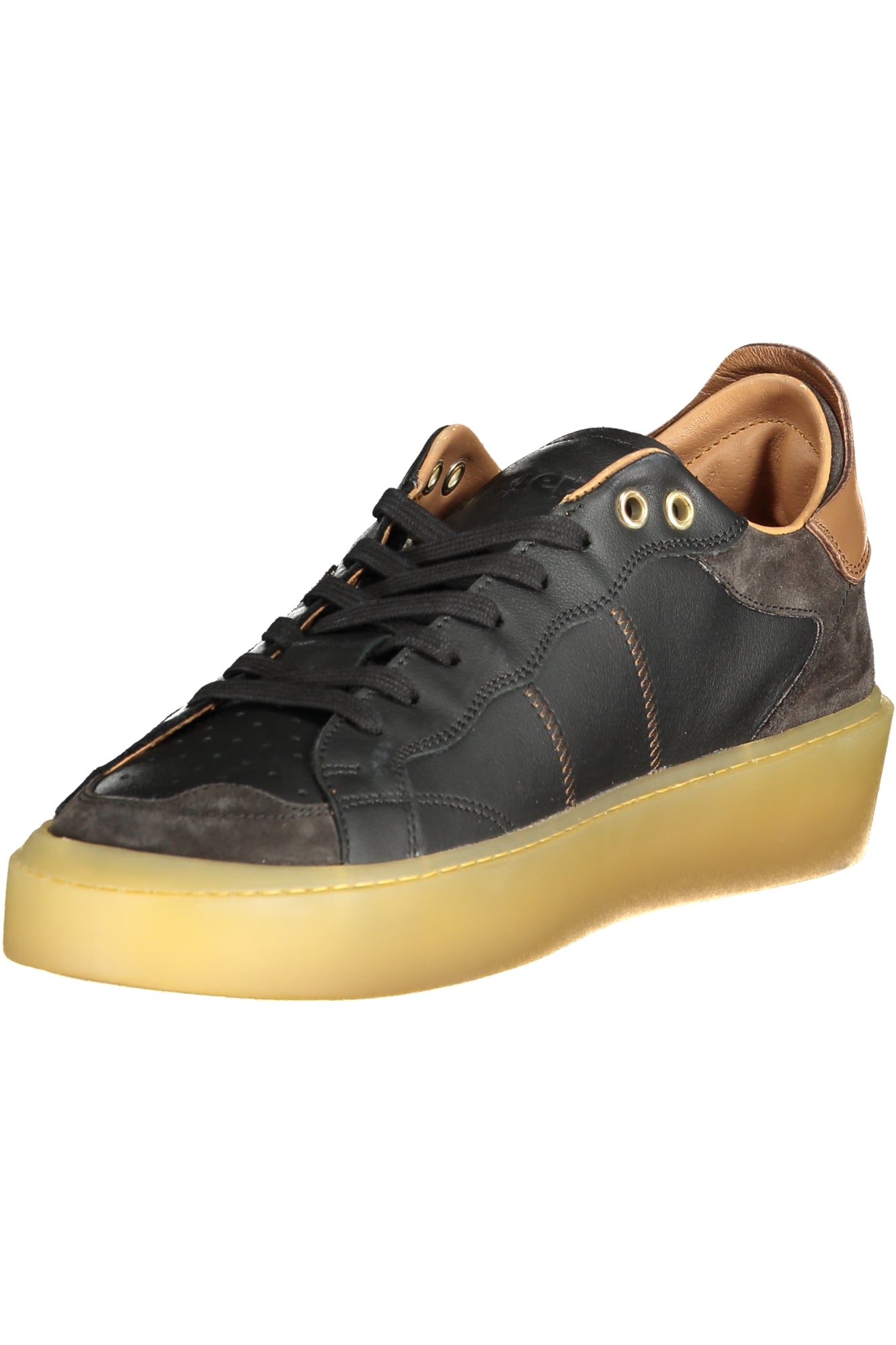 BLAUER Sportschuhe Herren Weiss – Sneaker mit herausnehmbarer Einlegesohle für Herbst/Winter Schwarz