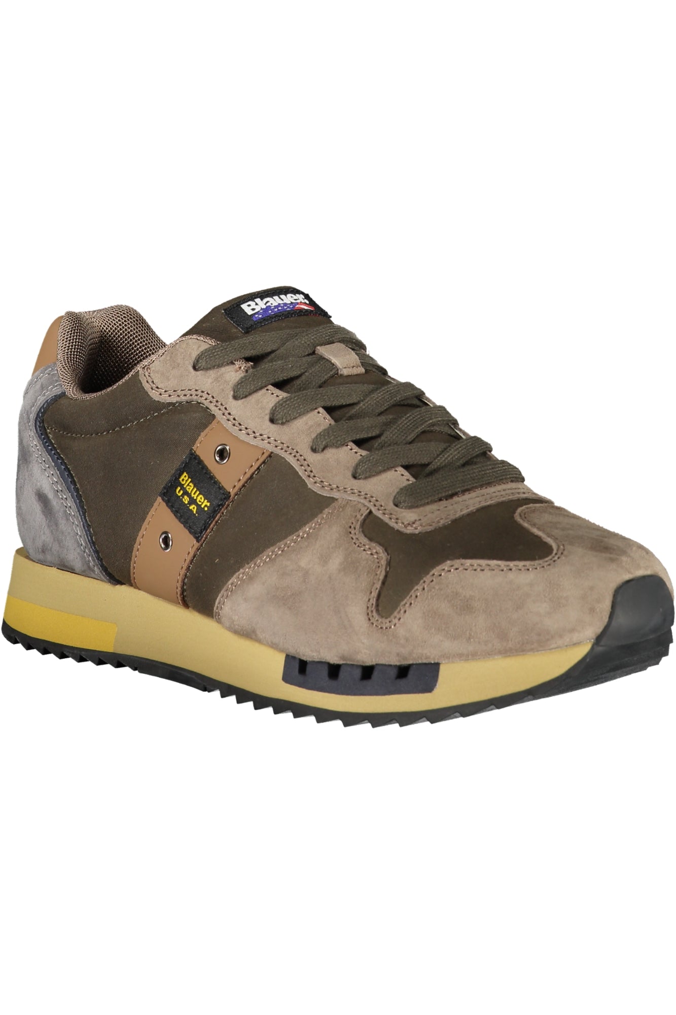 BLAUER Herren Sneaker – Sportschuh mit Schnürsenkel Grün