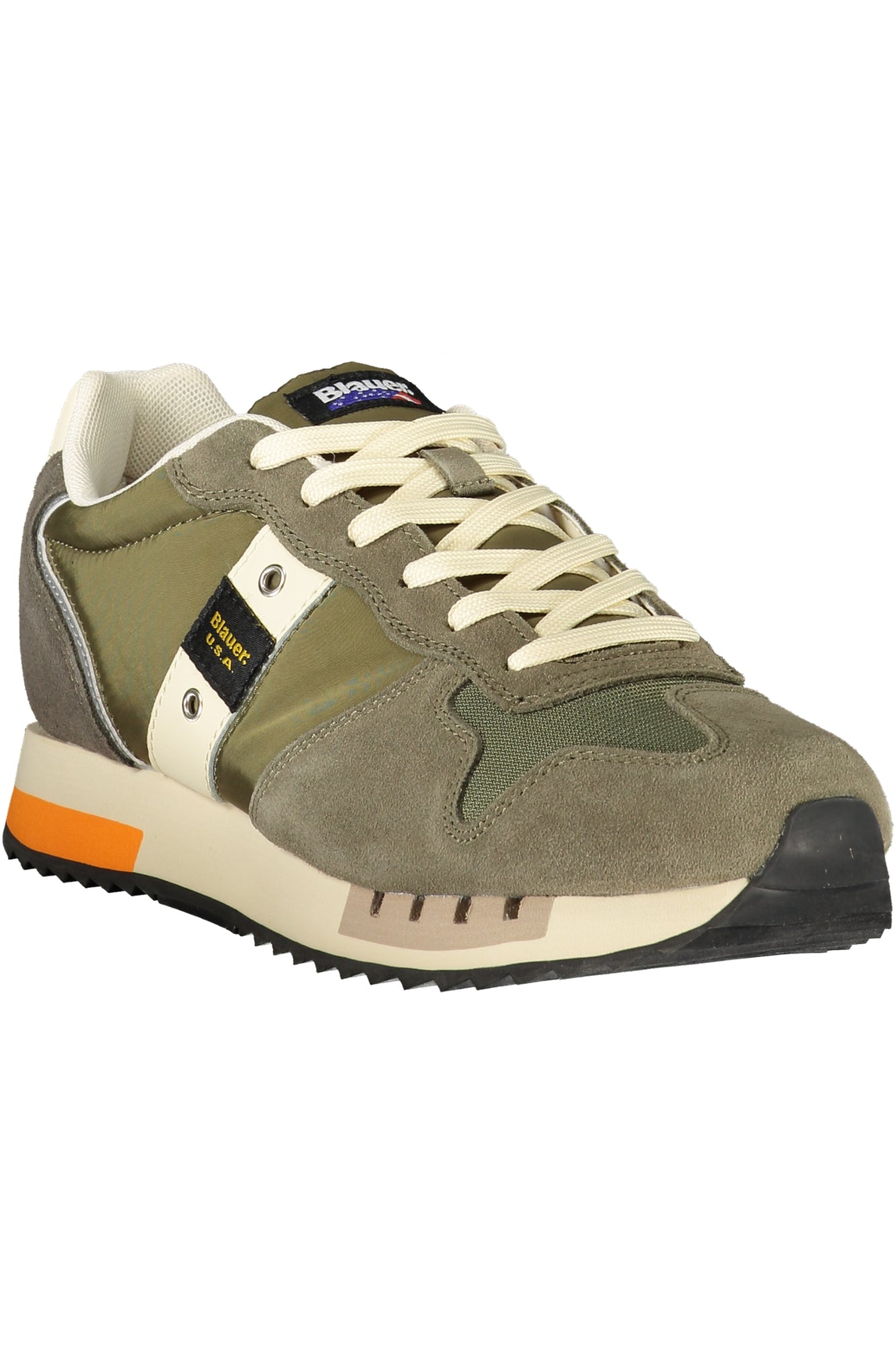 BLAUER Herren Sneaker – Sportschuh mit Schnürsenkel Grün